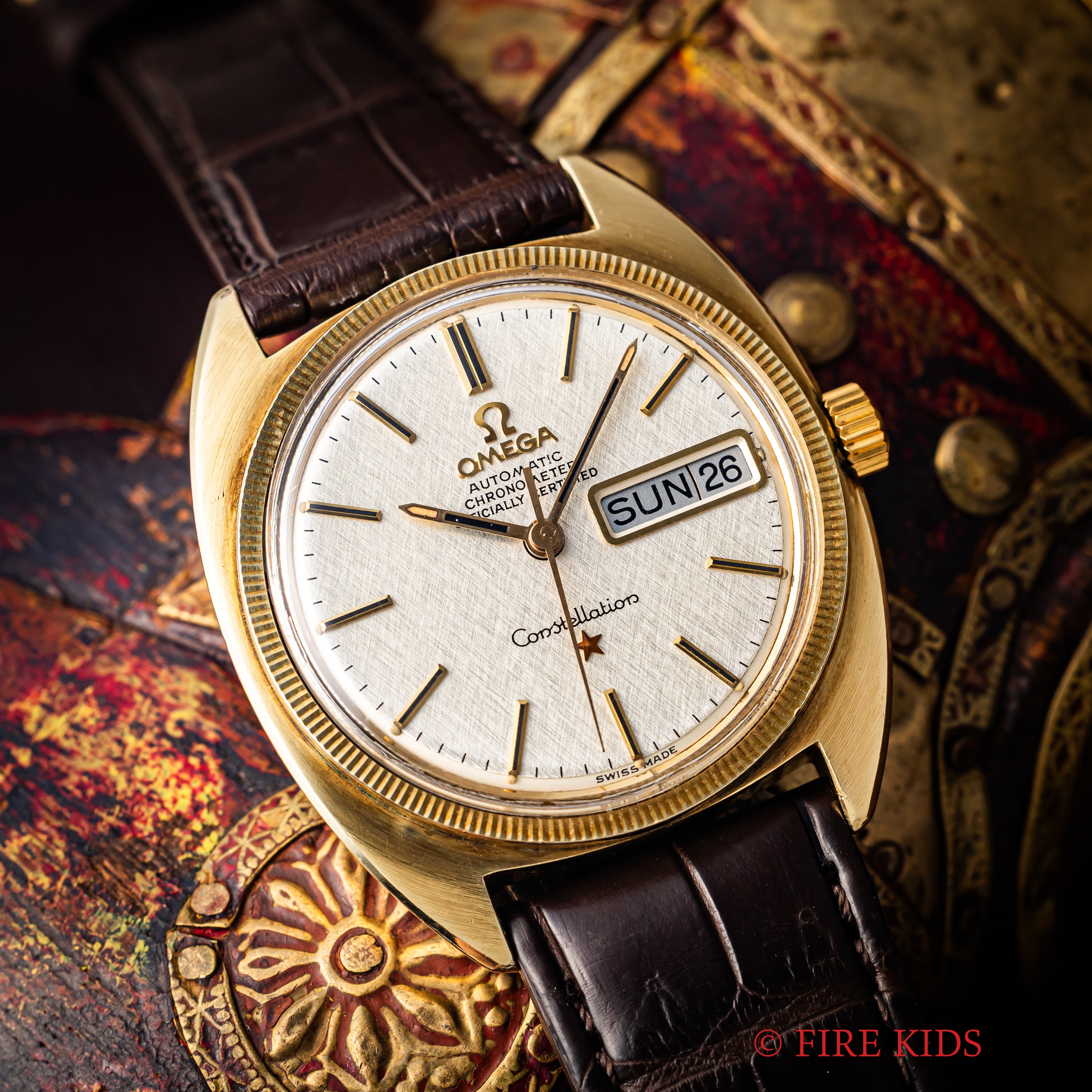 オメガ コンステレーション ジェンタデザイン 前期型 1970年製/昭和45年製 トップゴールド Ref.168.029