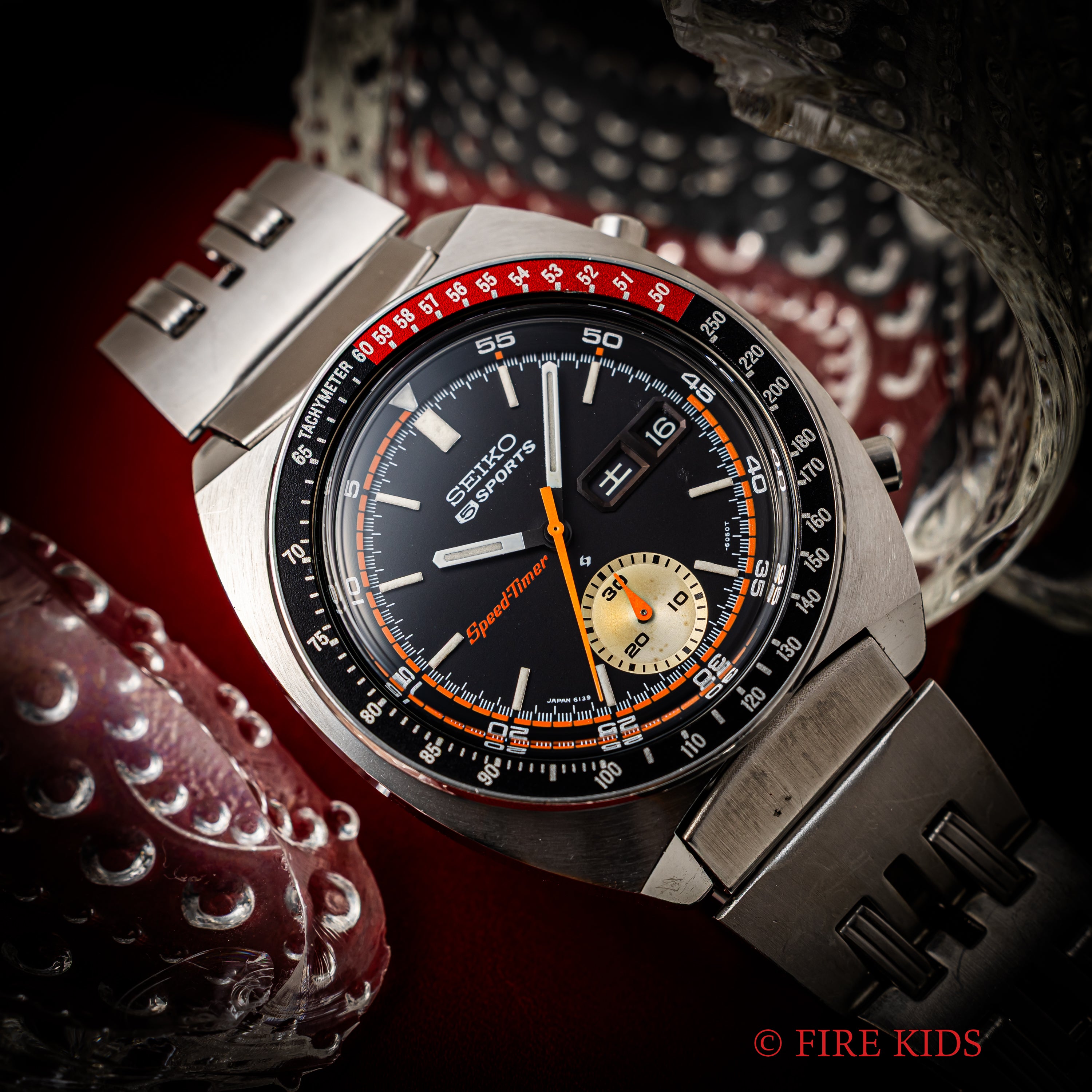 セイコー 5スポーツ スピードタイマー 1972年製 Ref.6139-6032 コークベゼル 国内仕様