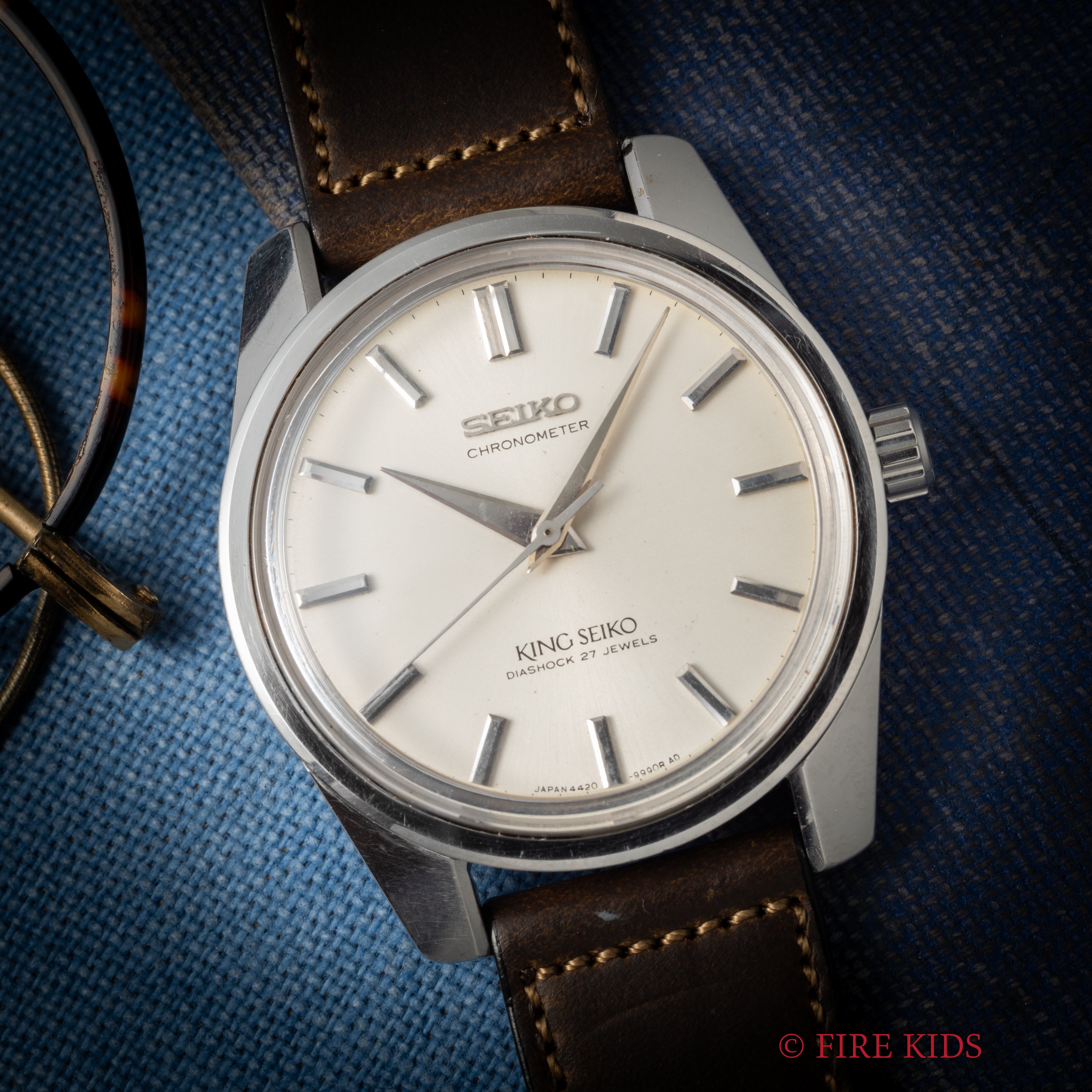 キングセイコー クロノメーター 後期 1966年製 Ref.4420-9990 獅子メダル ロービート手巻き