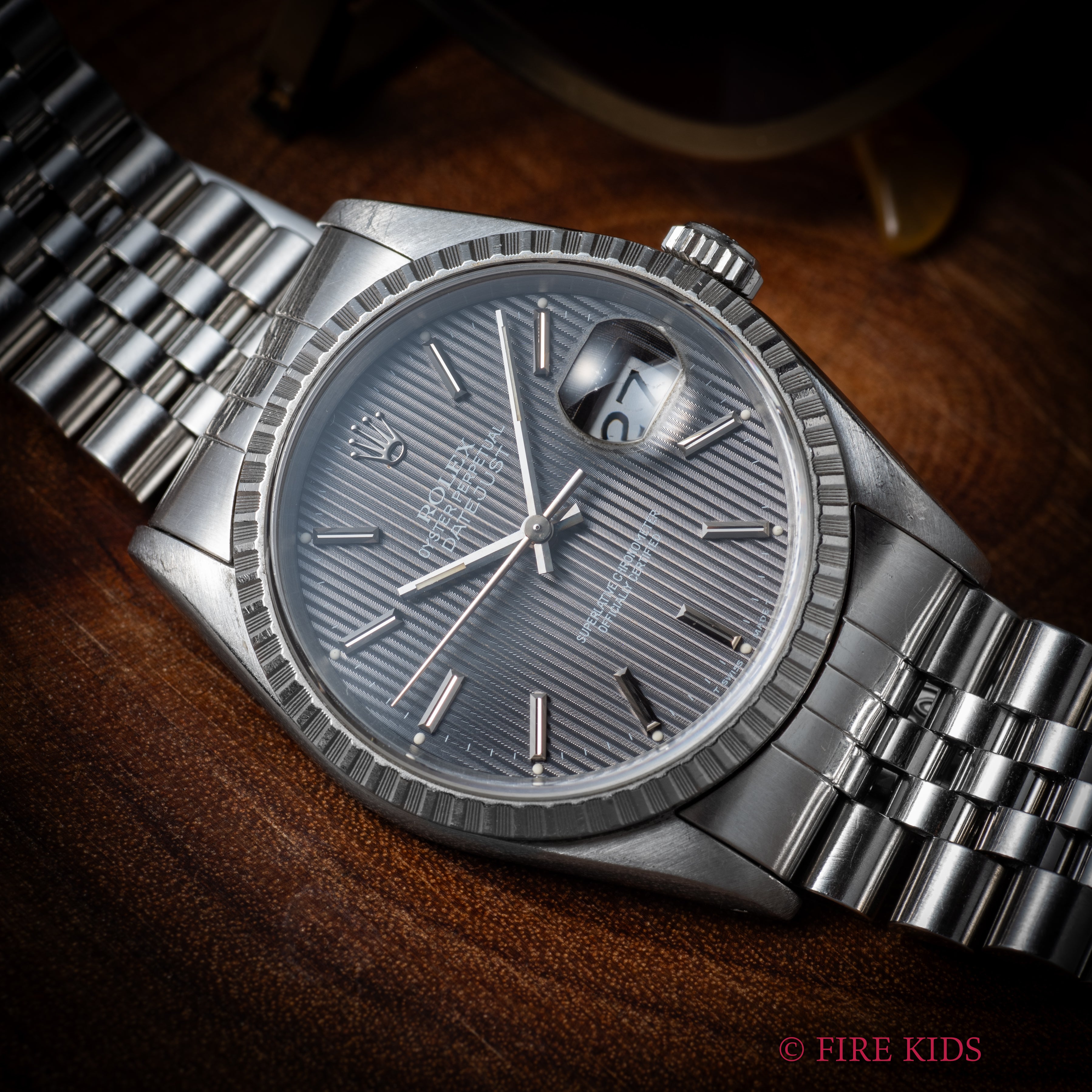 ロレックス デイトジャスト 1991年製 Ref.16220 グレータペストリーダイヤル