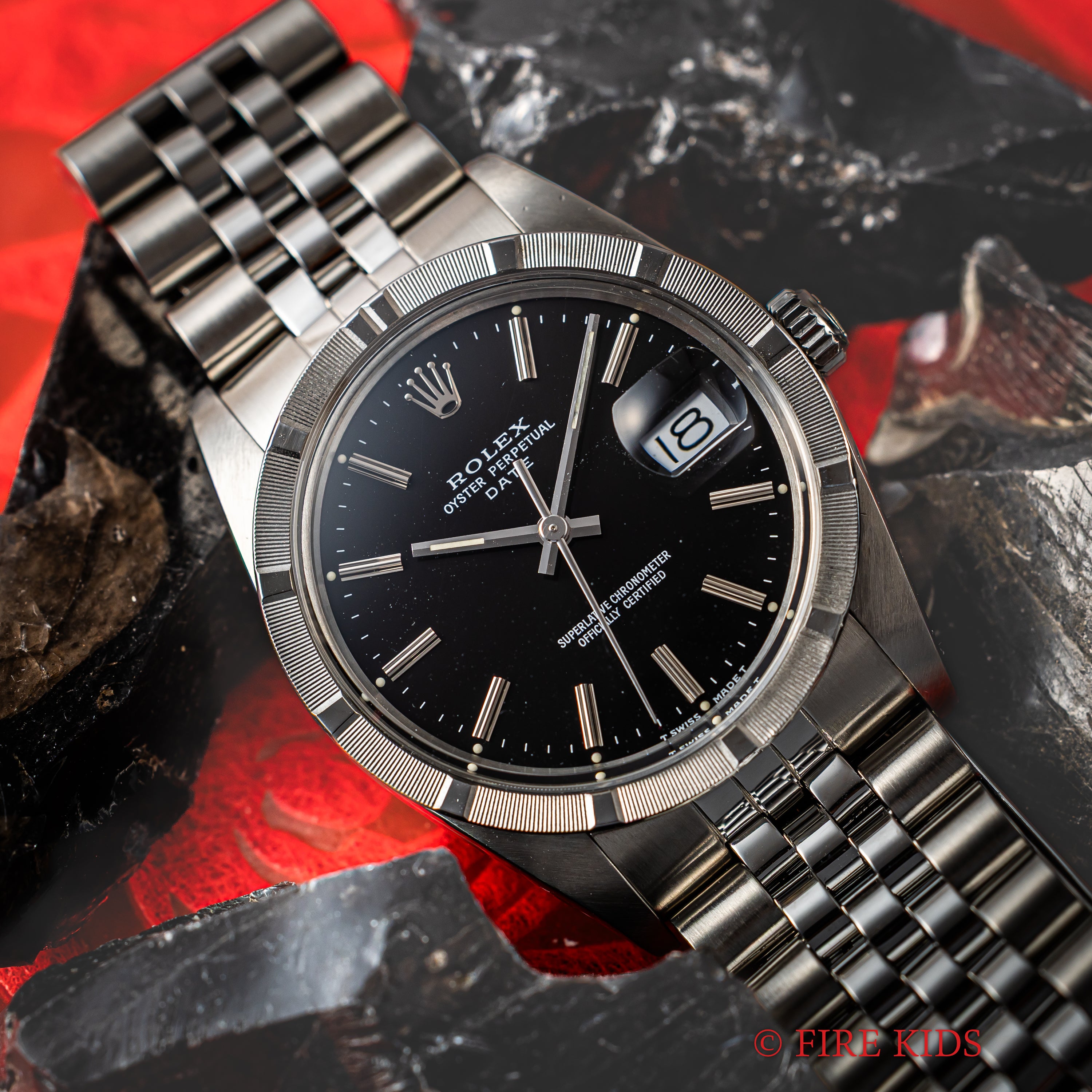 ロレックス Ref.15010 1987～88年製 オイスターパーペチュアルデイト R番ブラック ジュビリーブレス