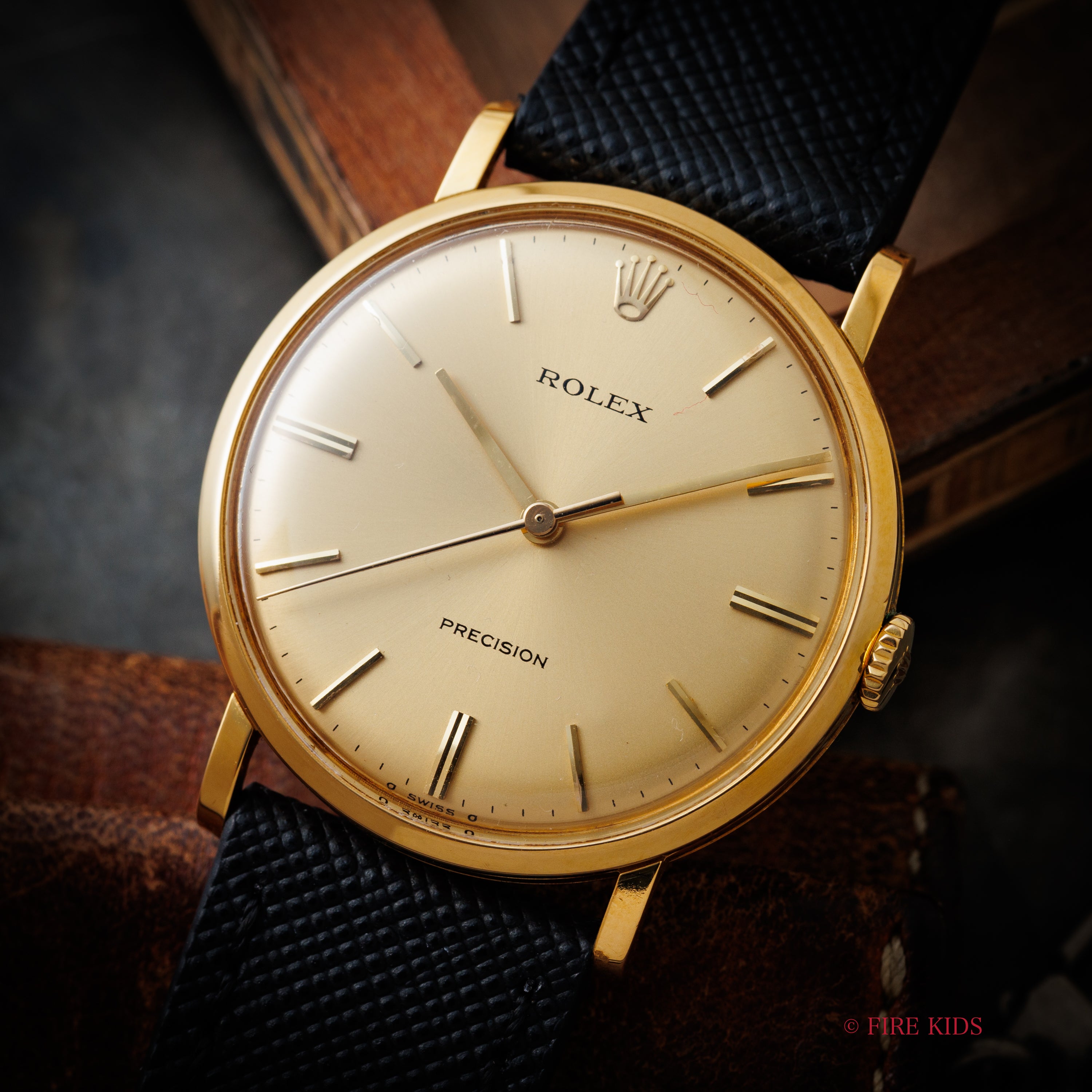 ロレックス プレシジョン 1975年製 18金無垢 手巻き Ref.3410