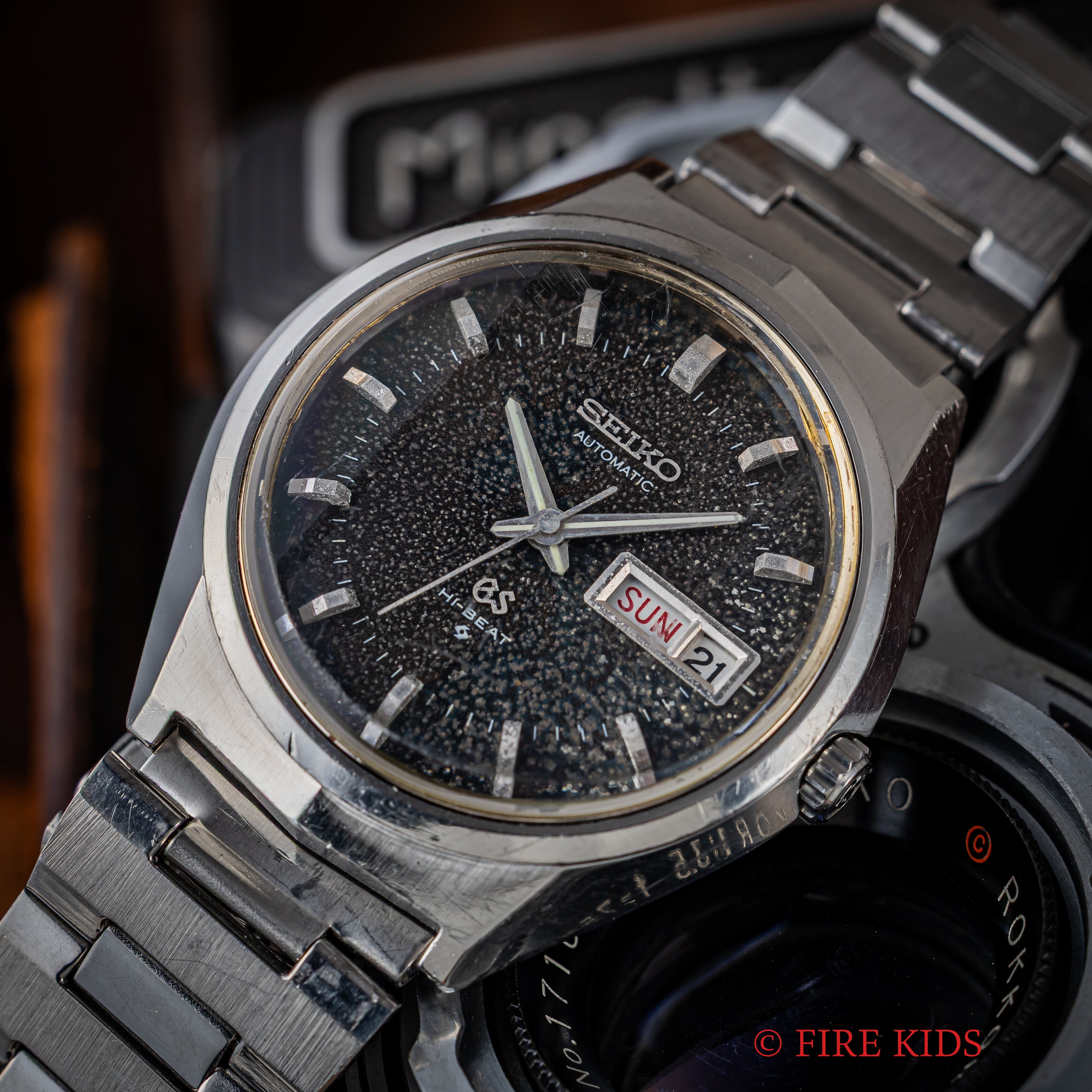 グランドセイコー 61GS パティーナダイヤル 10振動自動巻 1972年製 3面カットガラス Ref.6146-8050