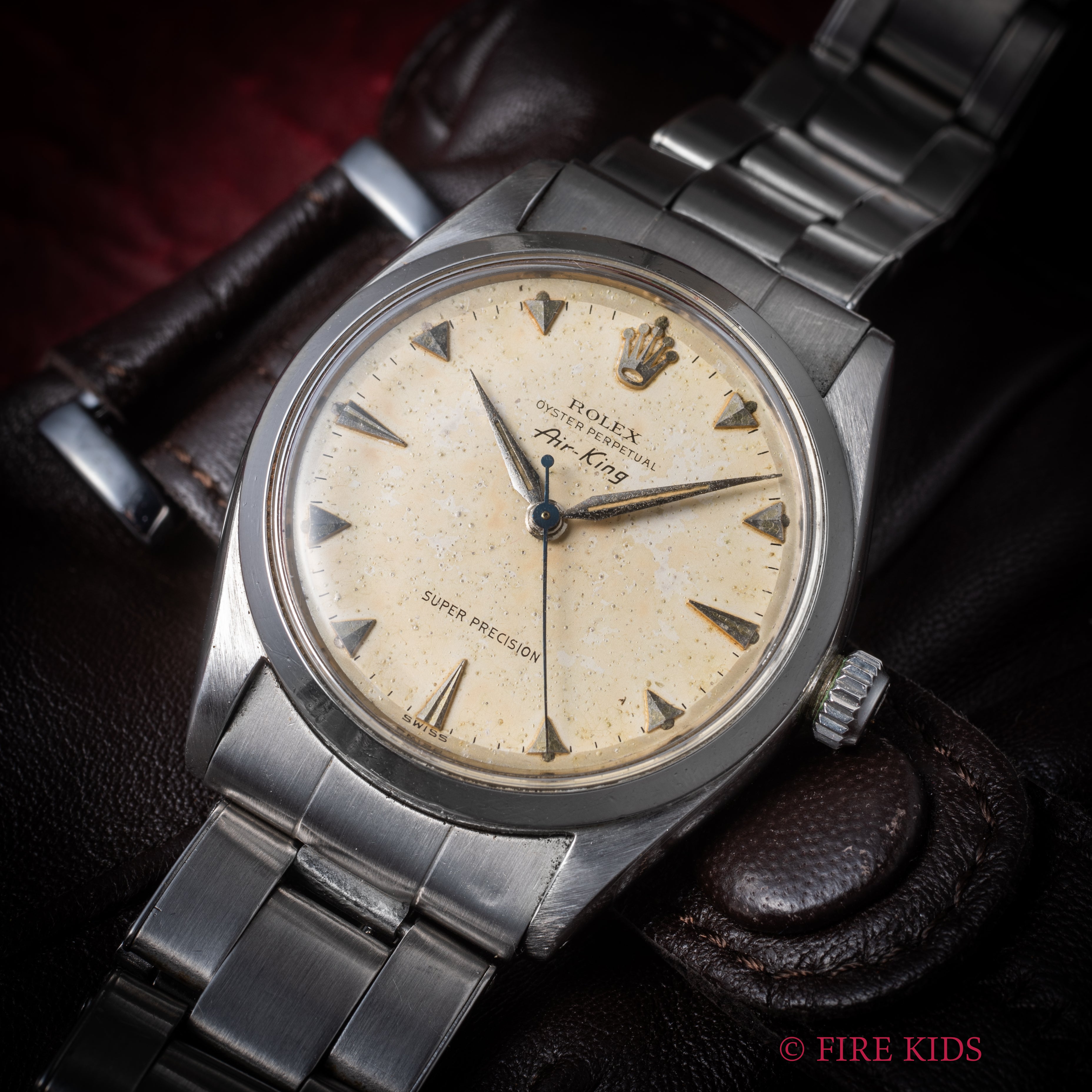 ロレックス エアキング Ref.5500 1958年製 自動巻き Cal.1530 ノンデイト バタフライローター