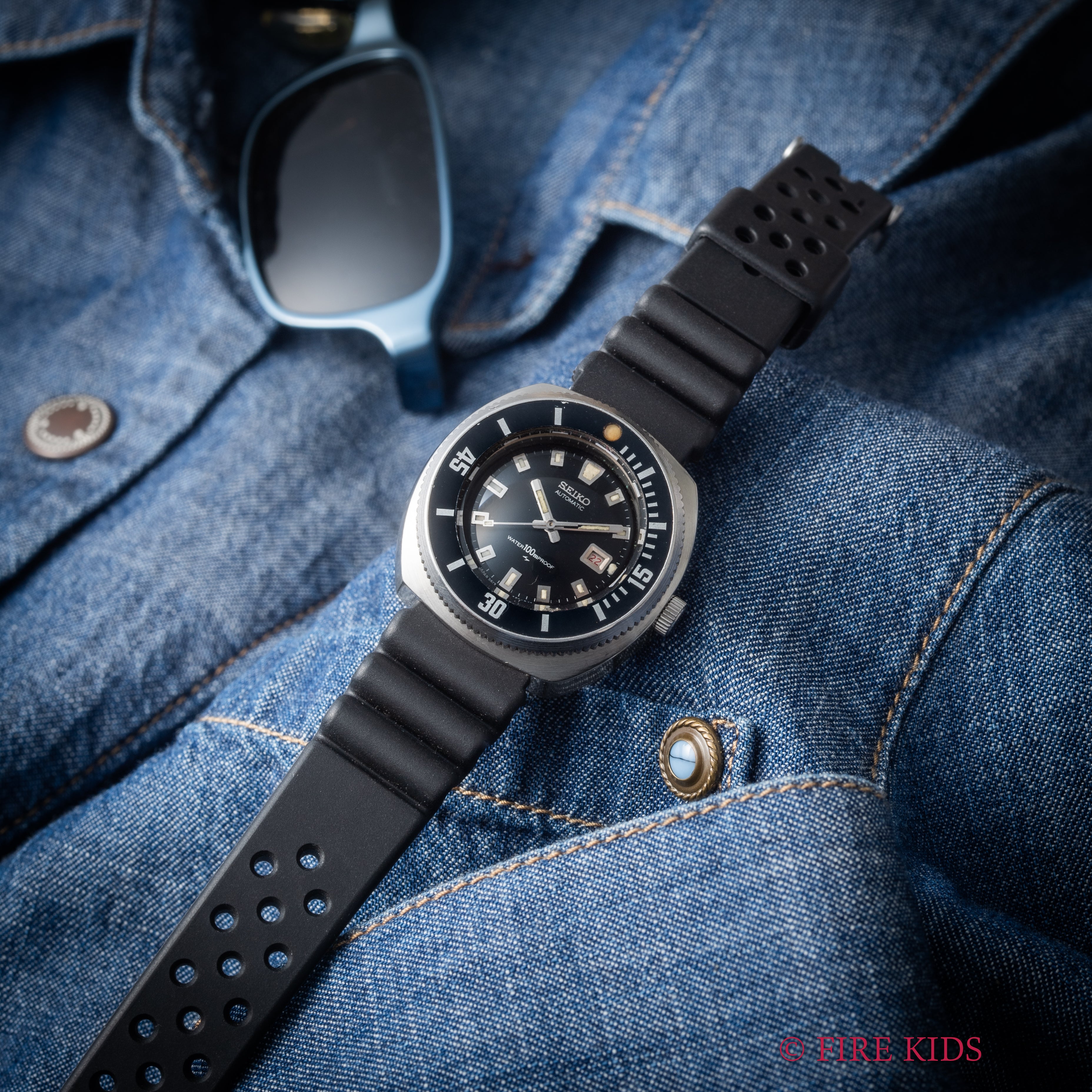 セイコー ダイバー 100m レディース 1968年製 ワンピースケース Ref.2517-0320