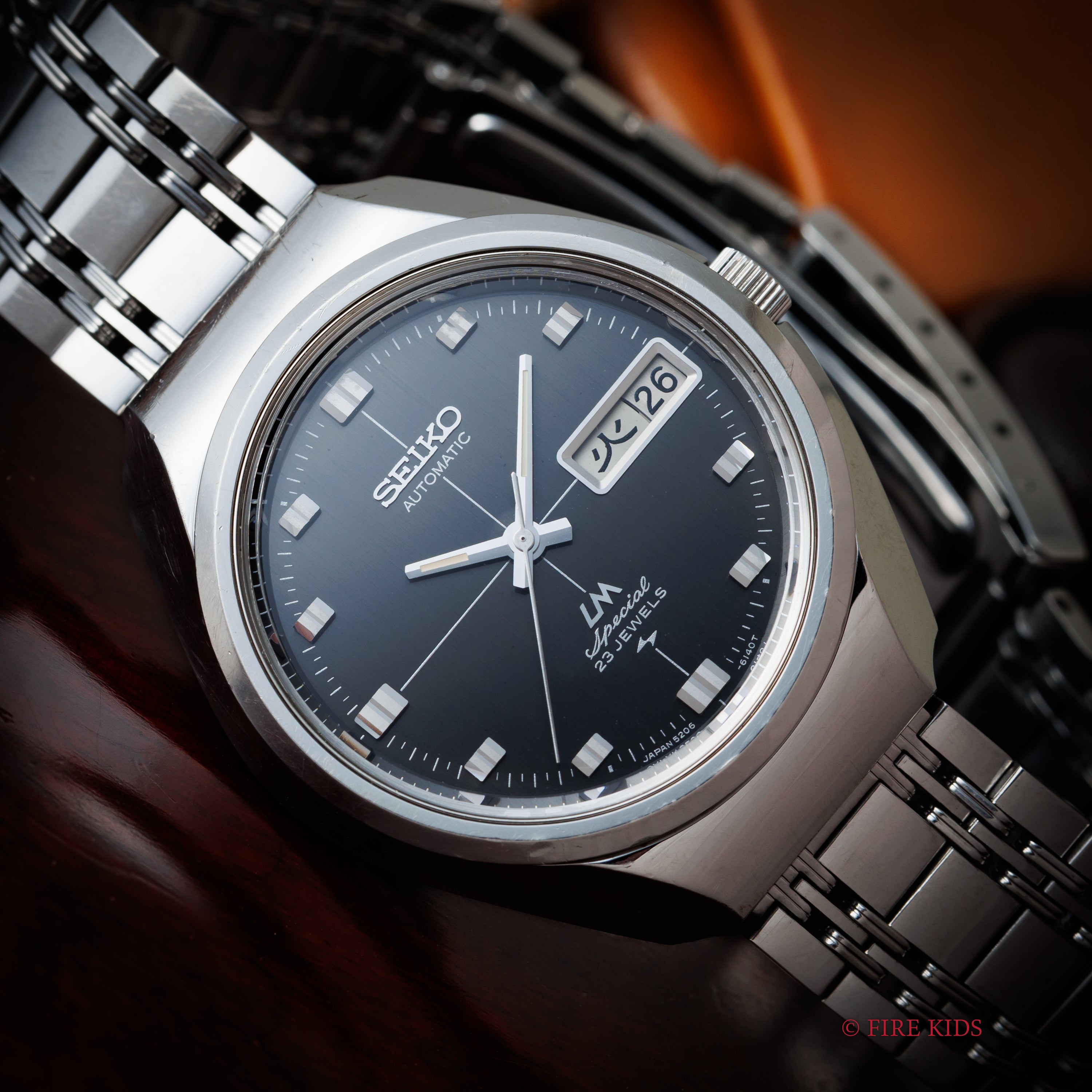 セイコー LM スペシャル 自動巻き 1972年製 Ref.5206-6120 グレーダイヤル
