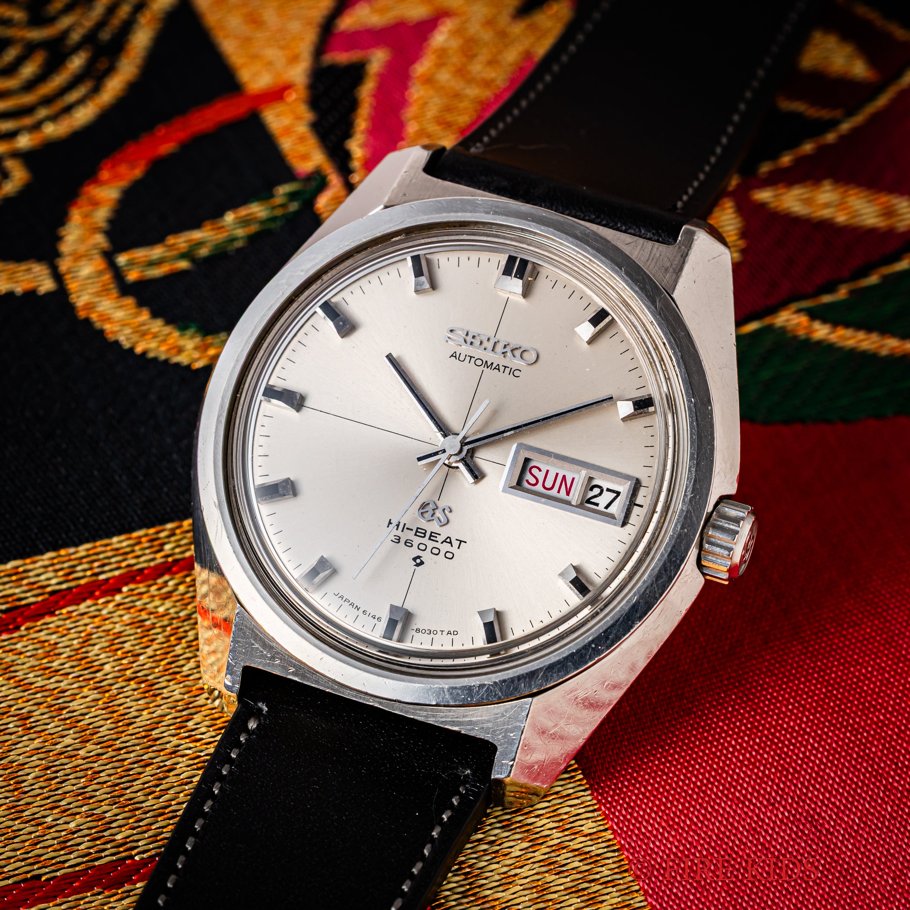 セイコー 61GS 36000 Ref.6146-8000 1968年製 クロスライン ハイビート自動巻き 10振動