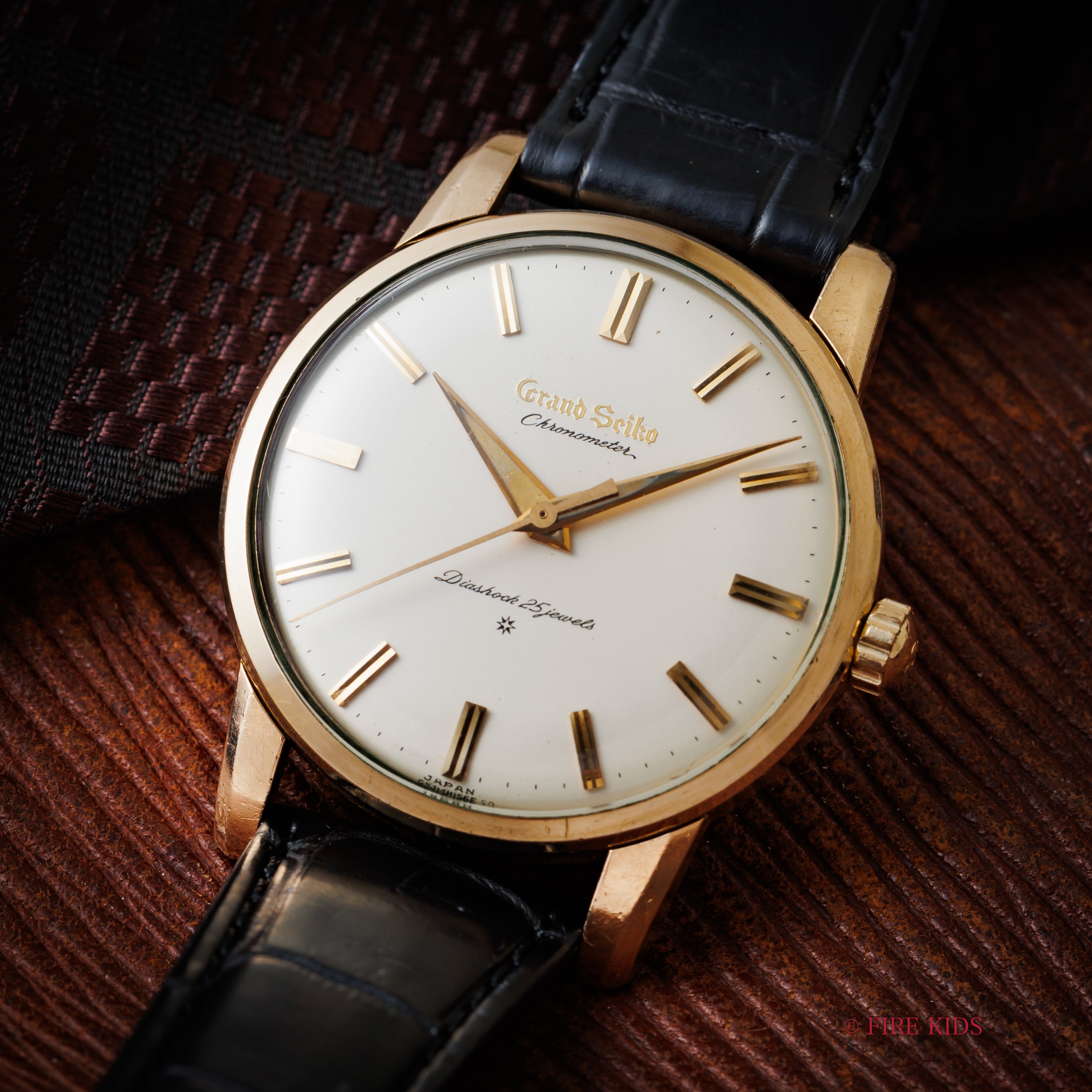 グランドセイコー ファーストモデル 手巻き 1962年製 Ref.J14070 アップライト文字盤