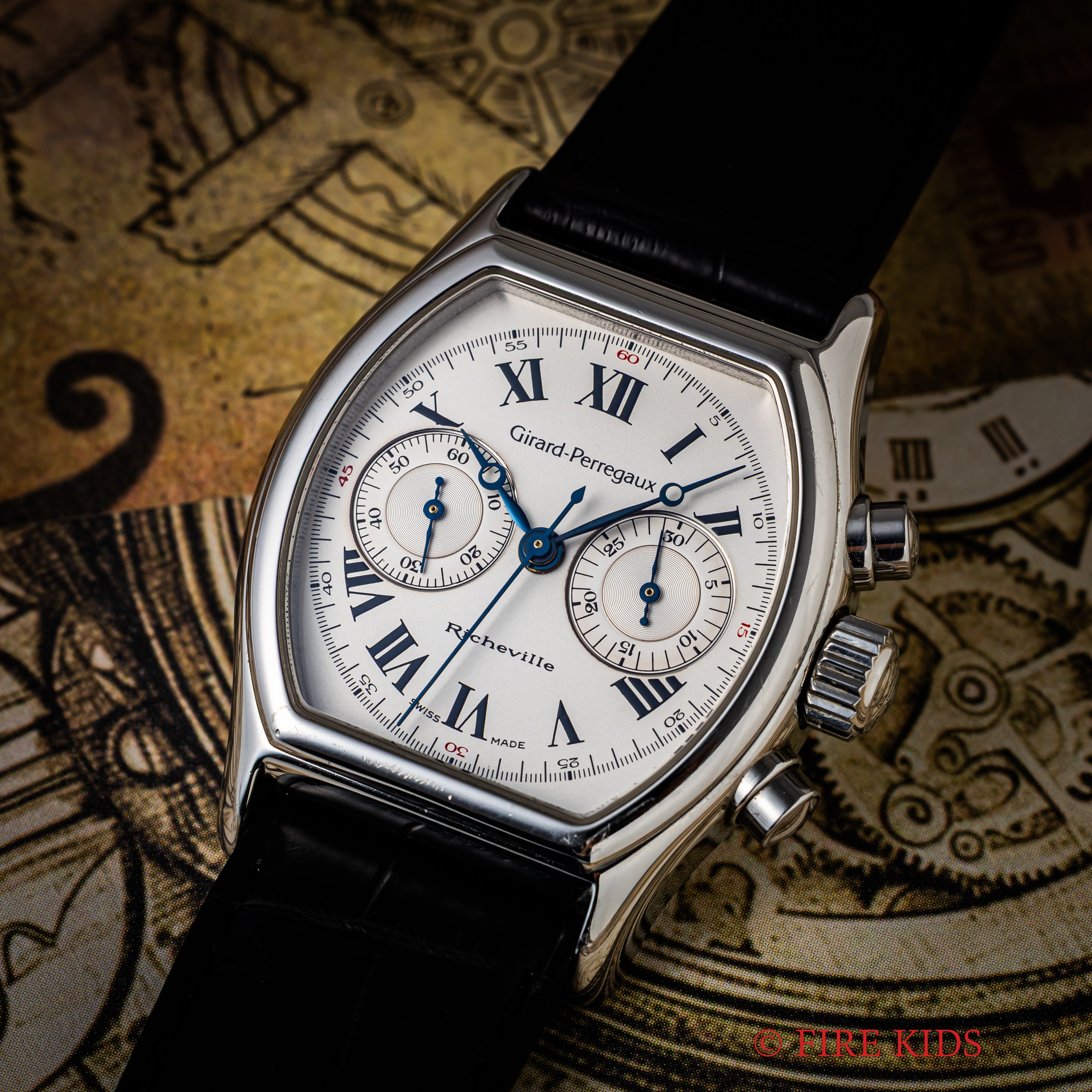 ジラール・ペルゴ リシュビル 1990年代製 Ref.2710 クロノグラフ 手巻き