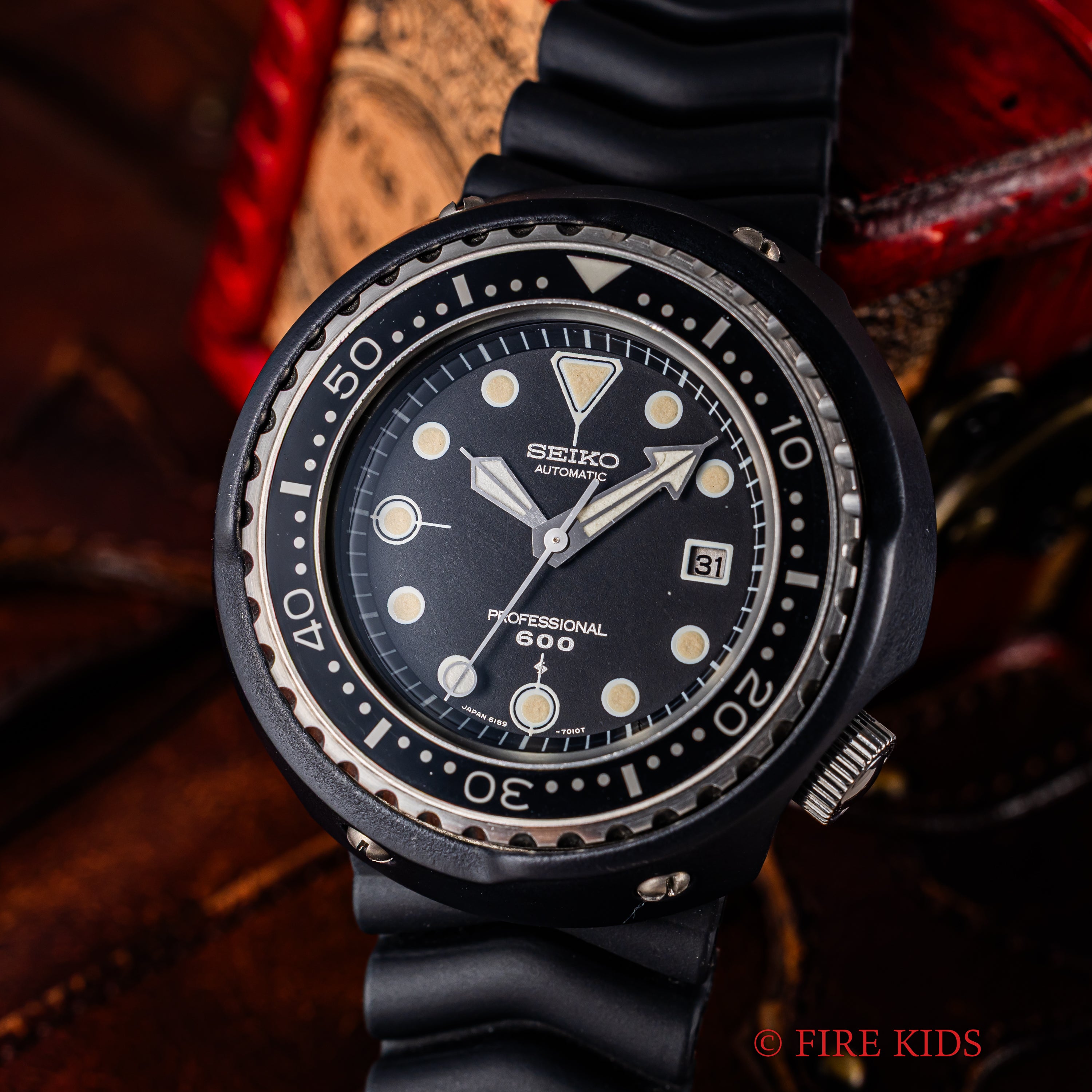 セイコー 600mプロフェショナルダイバー初期型 1975年製 Ref.6159-7010 元祖 ツナ缶 10振動自動巻
