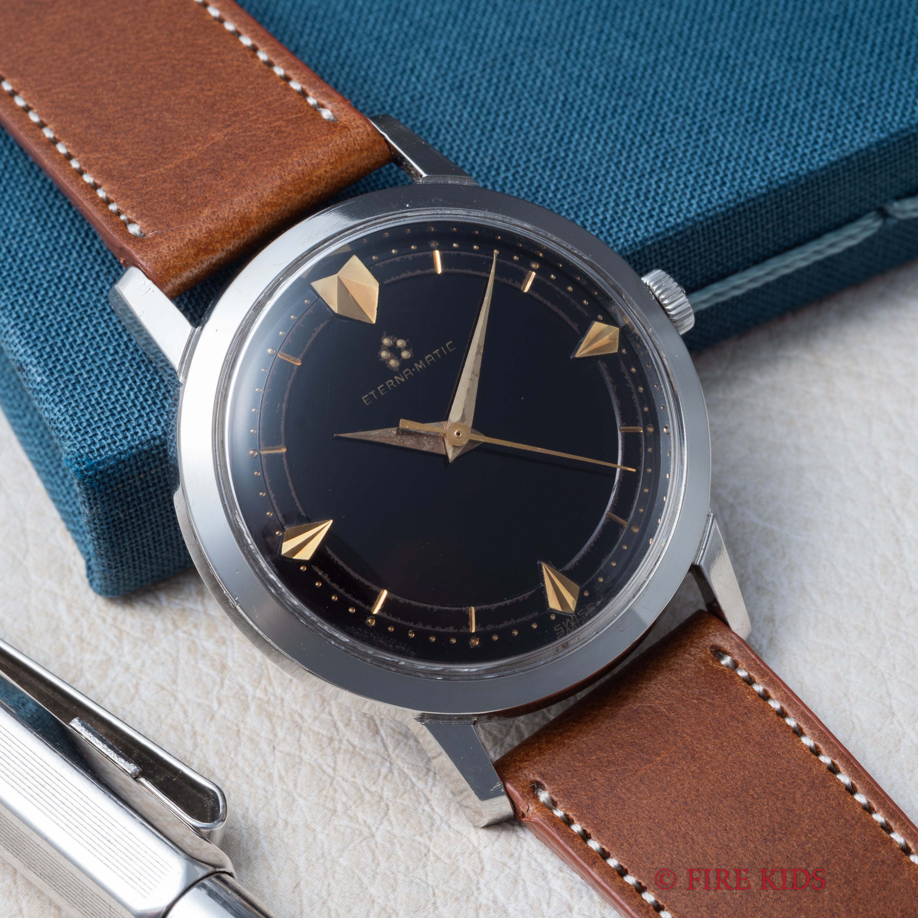 エテルナ エテルナマチック ブラックミラーダイヤル 1960年代製