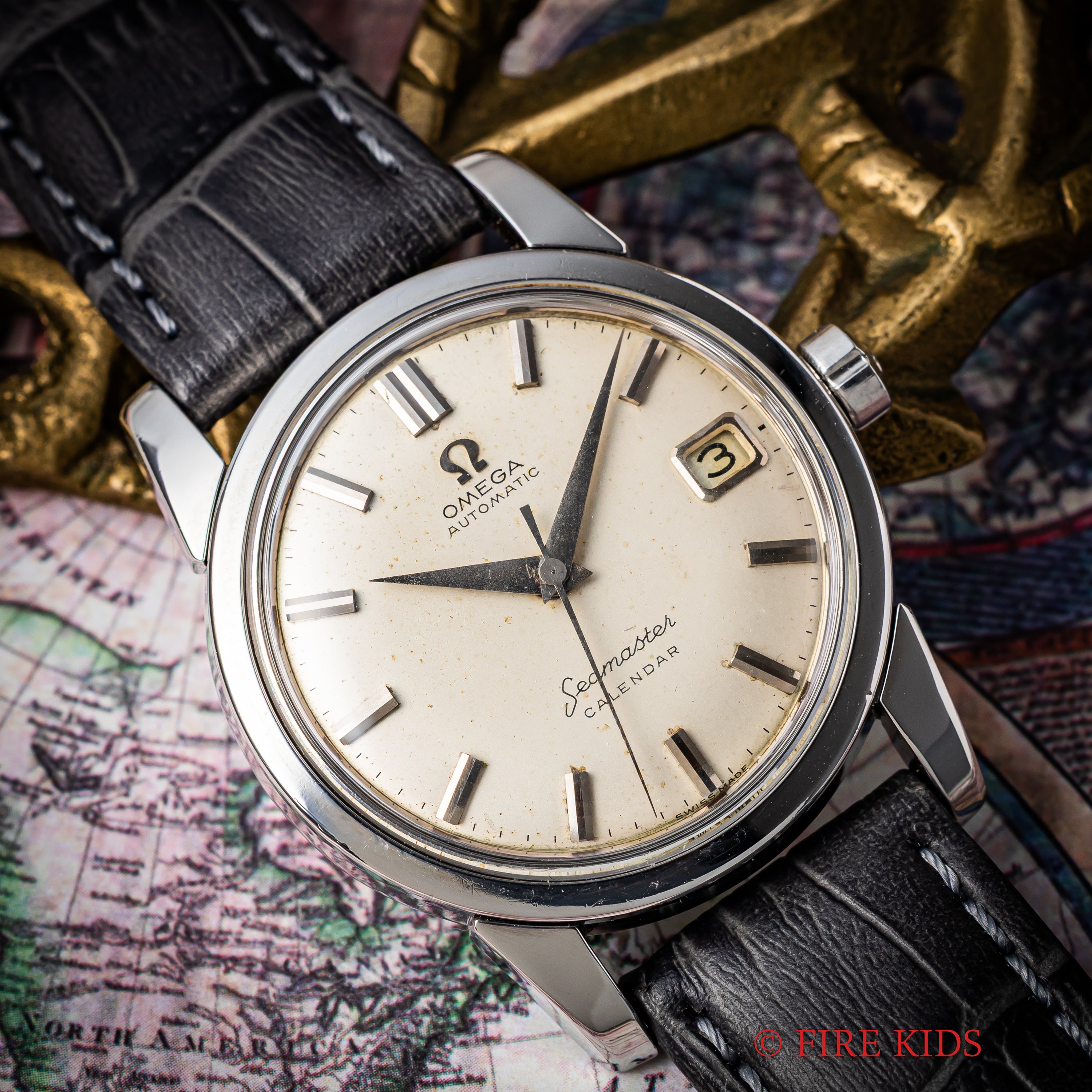 オメガ シーマスター カレンダー 1959年製 全回転ローター自動巻 Cal.503