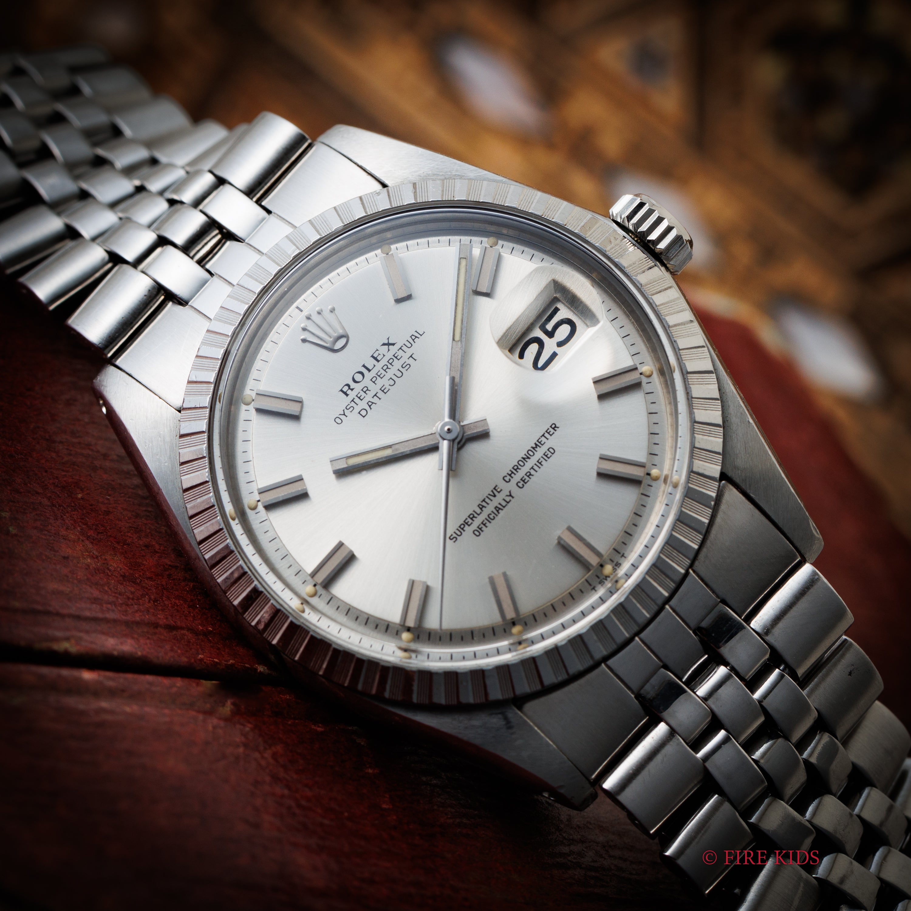 ロレックス デイトジャスト36 1971年製 Ref.1603 ワイドボーイ 純正ジュビリーブレス