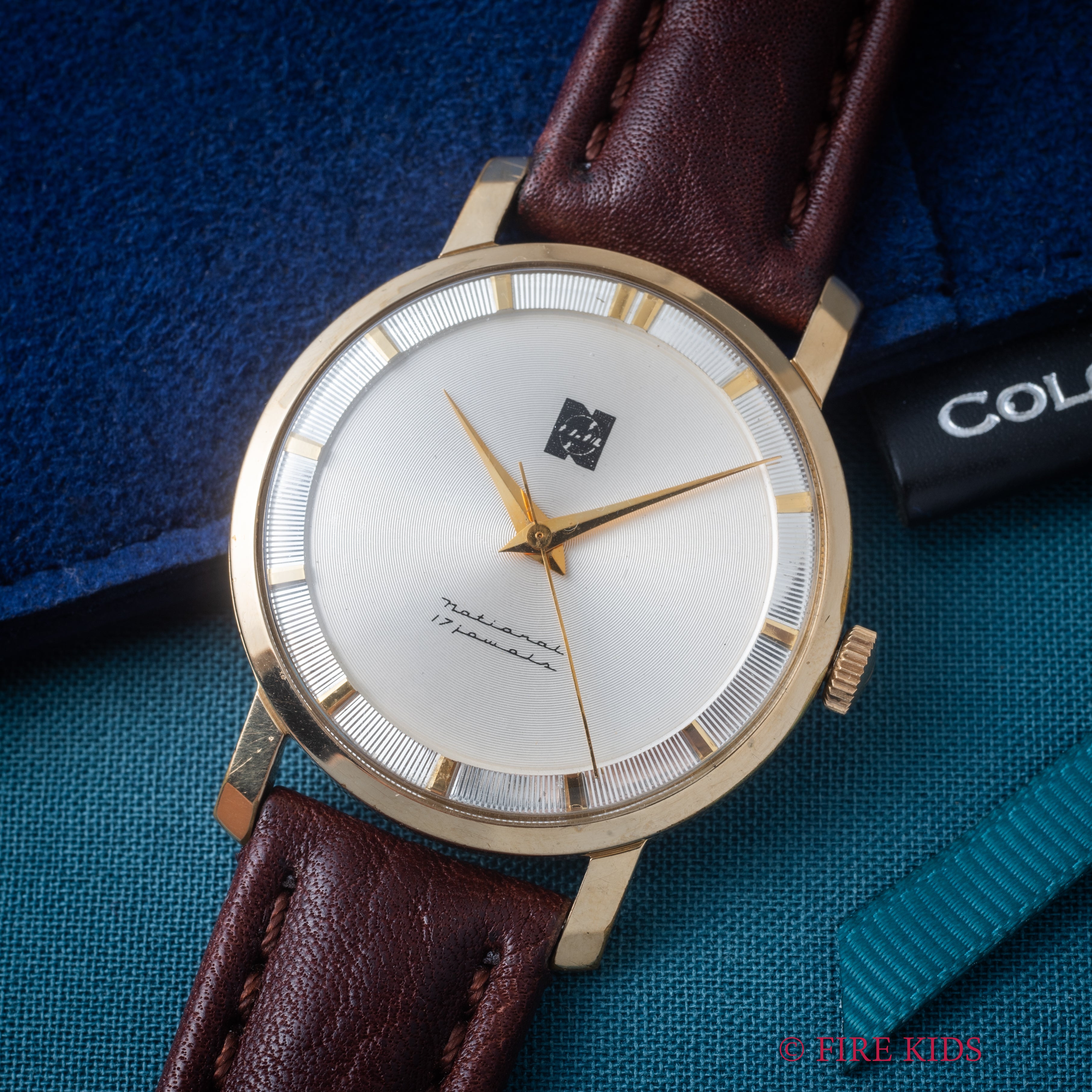 タカノ 1950年代製 ラウンド TGPケース ナショナル 企業物 手巻き