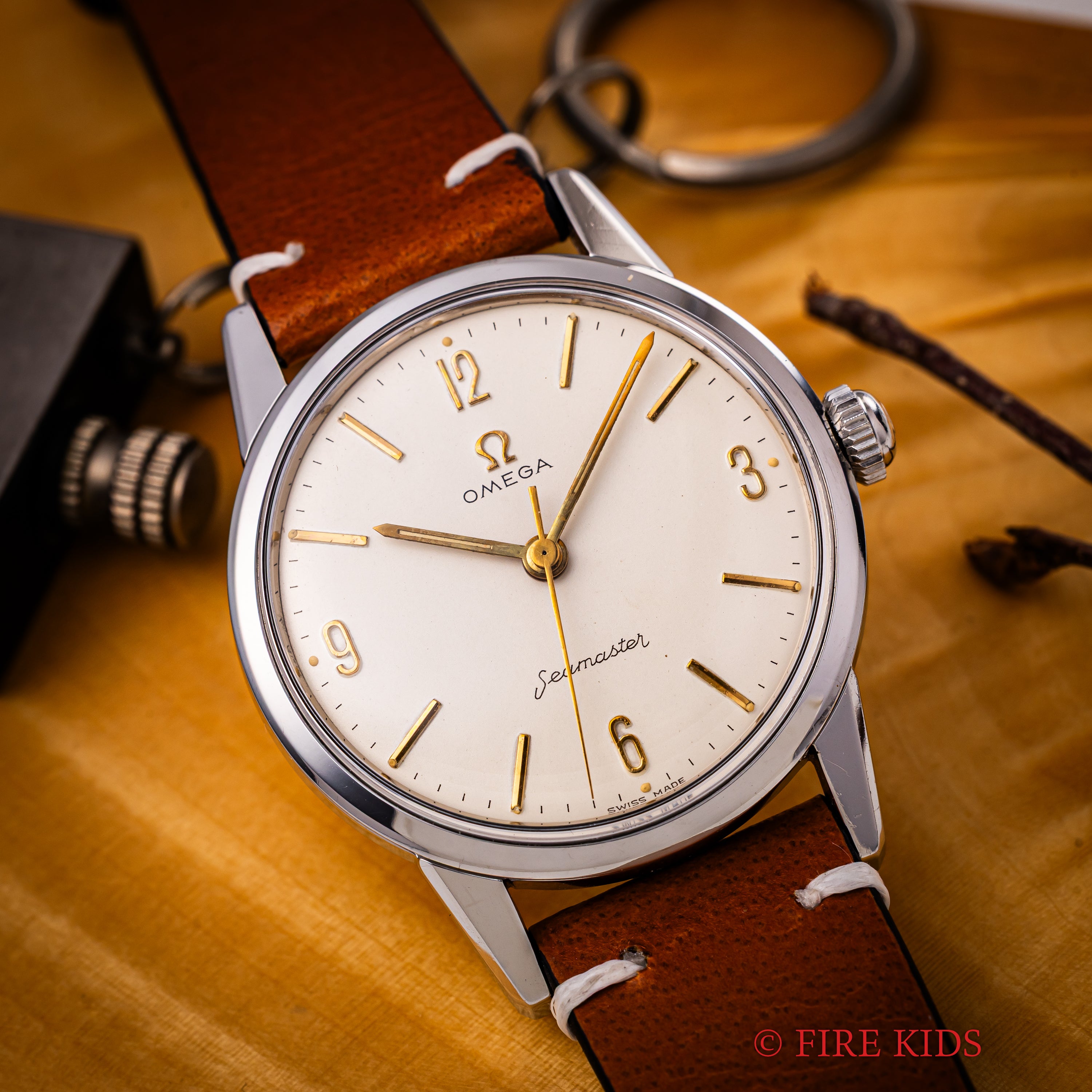 オメガ シーマスター 30mmキャリバー 手巻 Cal.285 1959年製 アラビアダイヤル