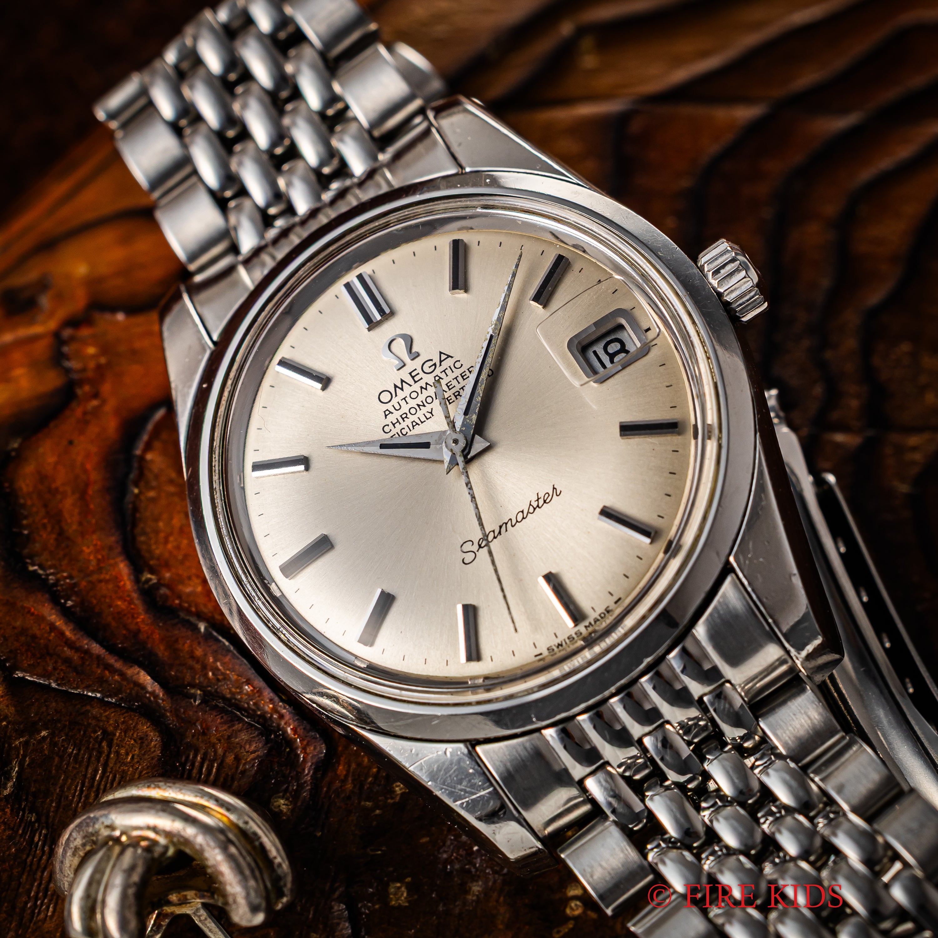 オメガ シーマスター クロノメーター 純正ブレス付き 自動巻き 1969年製
