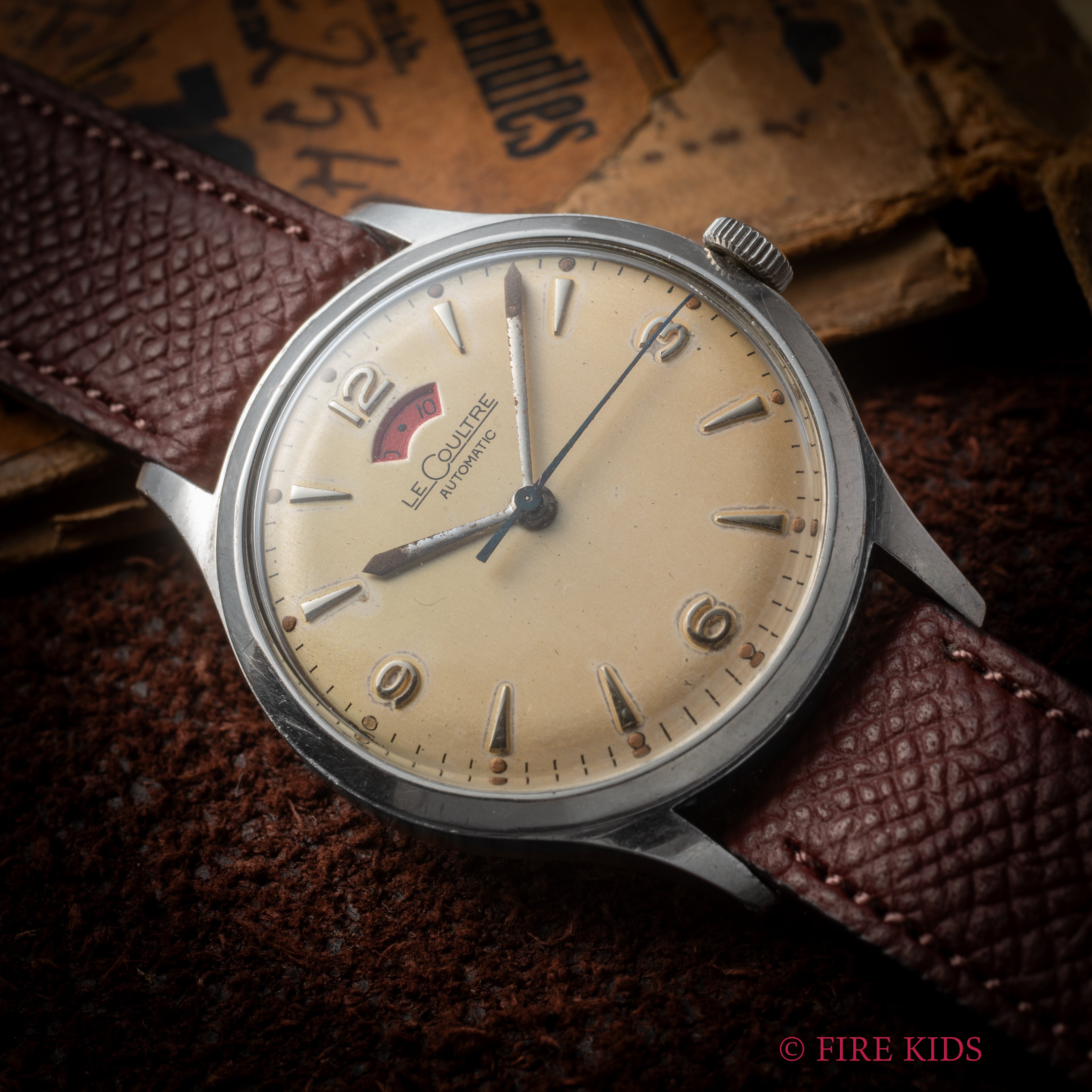 ルクルト 1950年代製 インジケーター バンパーオートマチック Cal.481 ステンレス