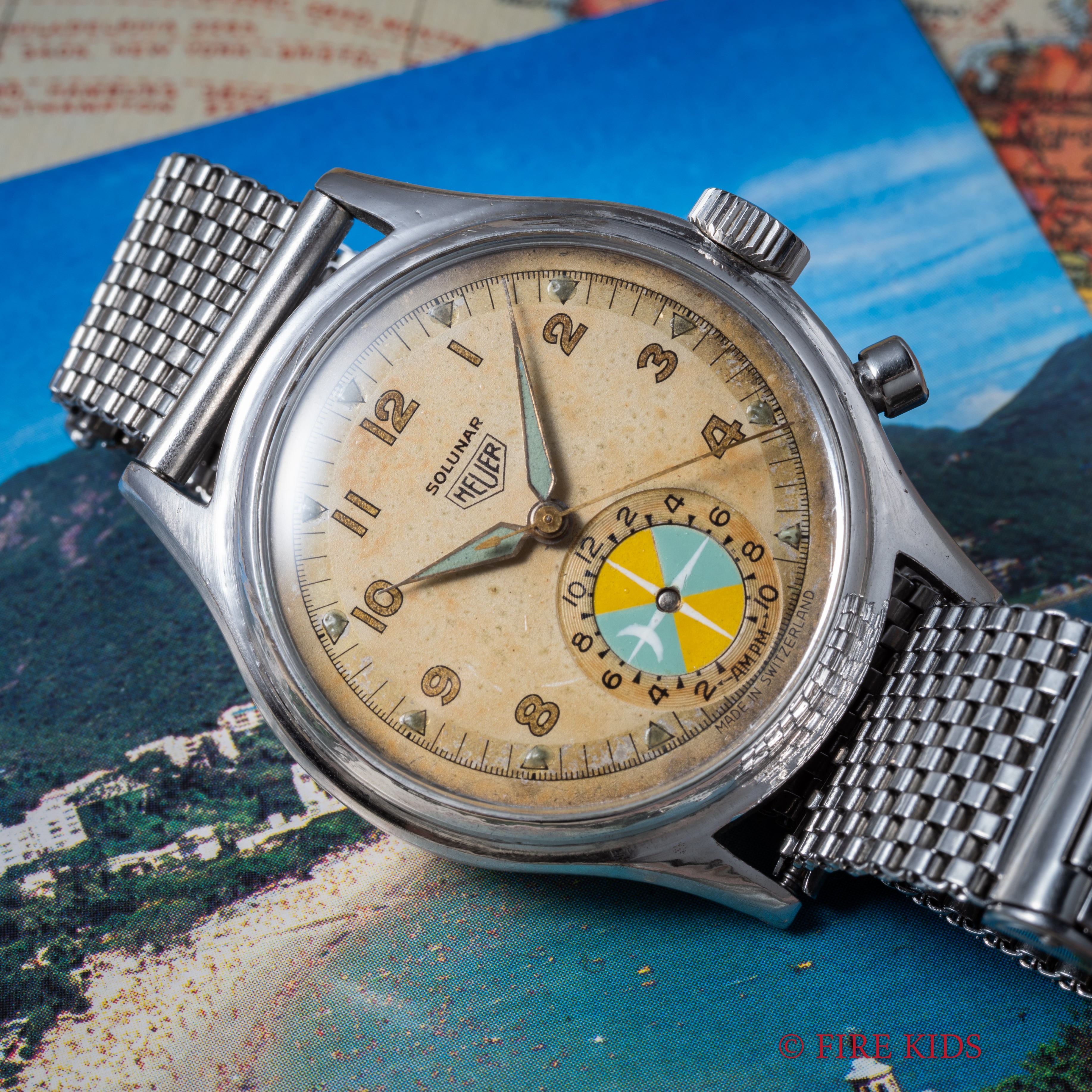 ホイヤー ソルナー 1940年代後半～50年代前半製 手巻 フォーストナーブレス