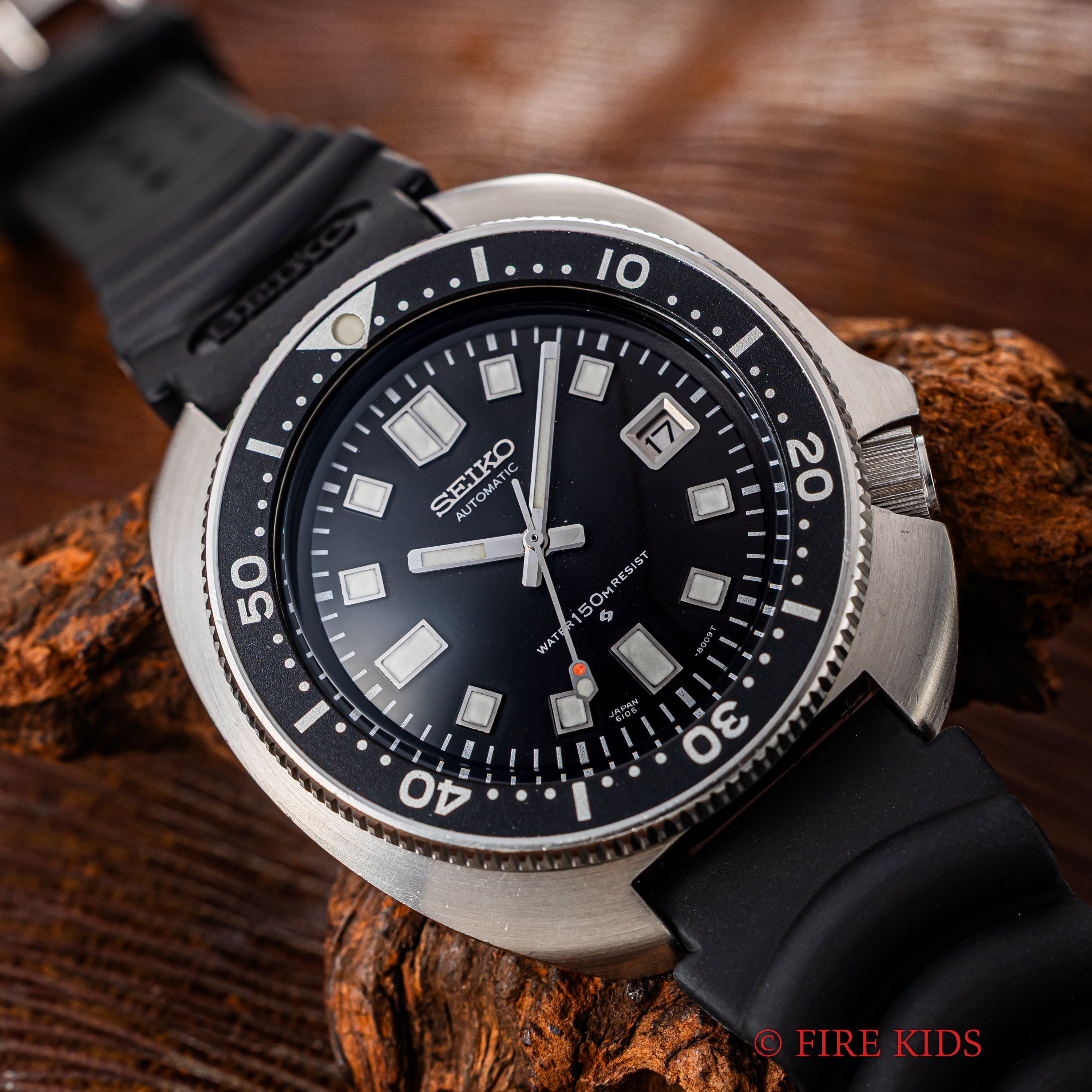 セイコー 150mダイバー 2nd後期 植村ダイバー 1974年製 自動巻き Ref.6105-8110