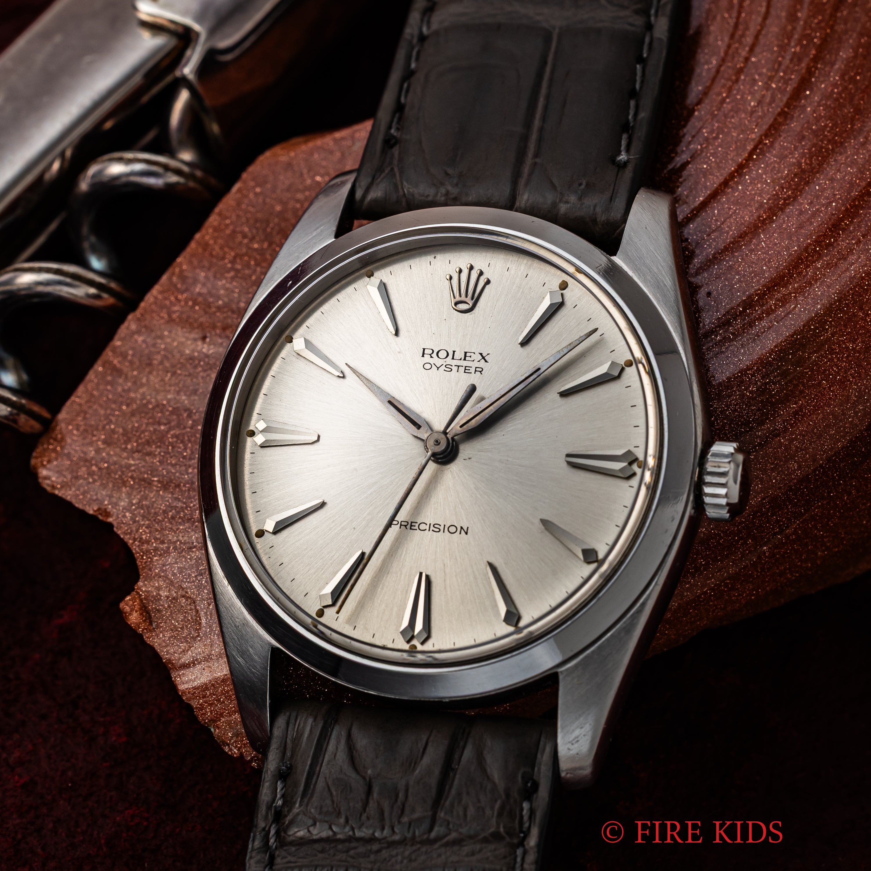 ロレックス オイスター ビッグケース 1964年製 Ref.6424 アルファハンド