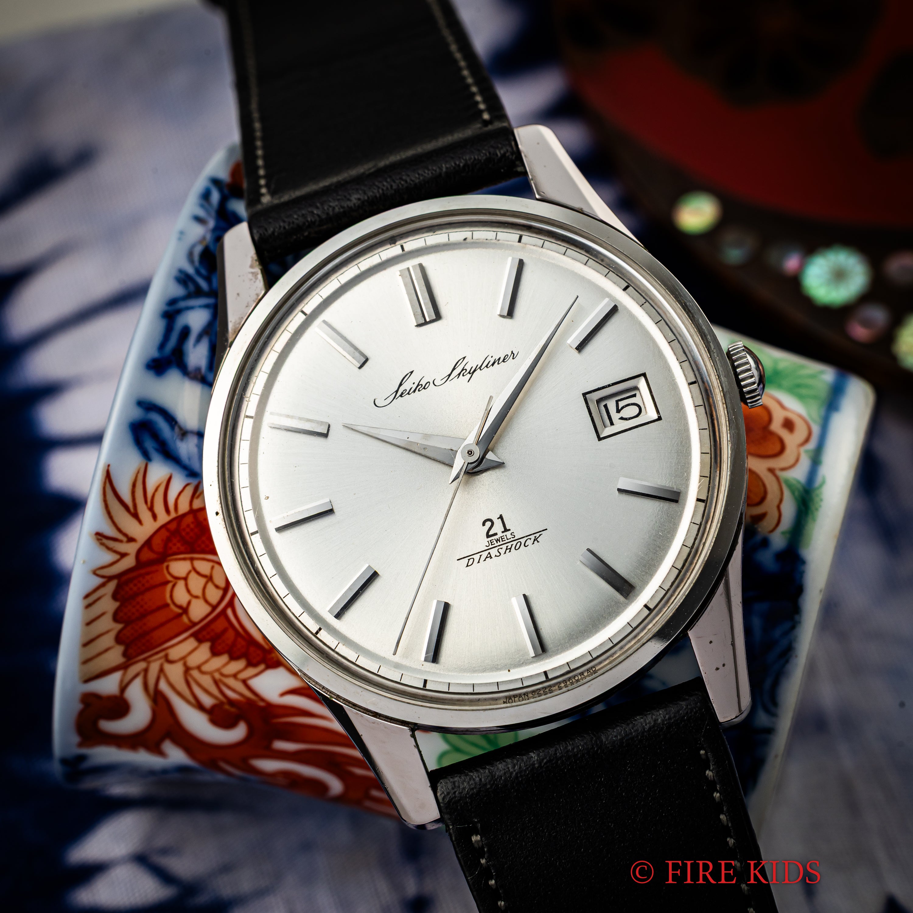 セイコー スカイライナー 1967年製 薄型手巻き Ref.6222-2990 金メッキムーヴ