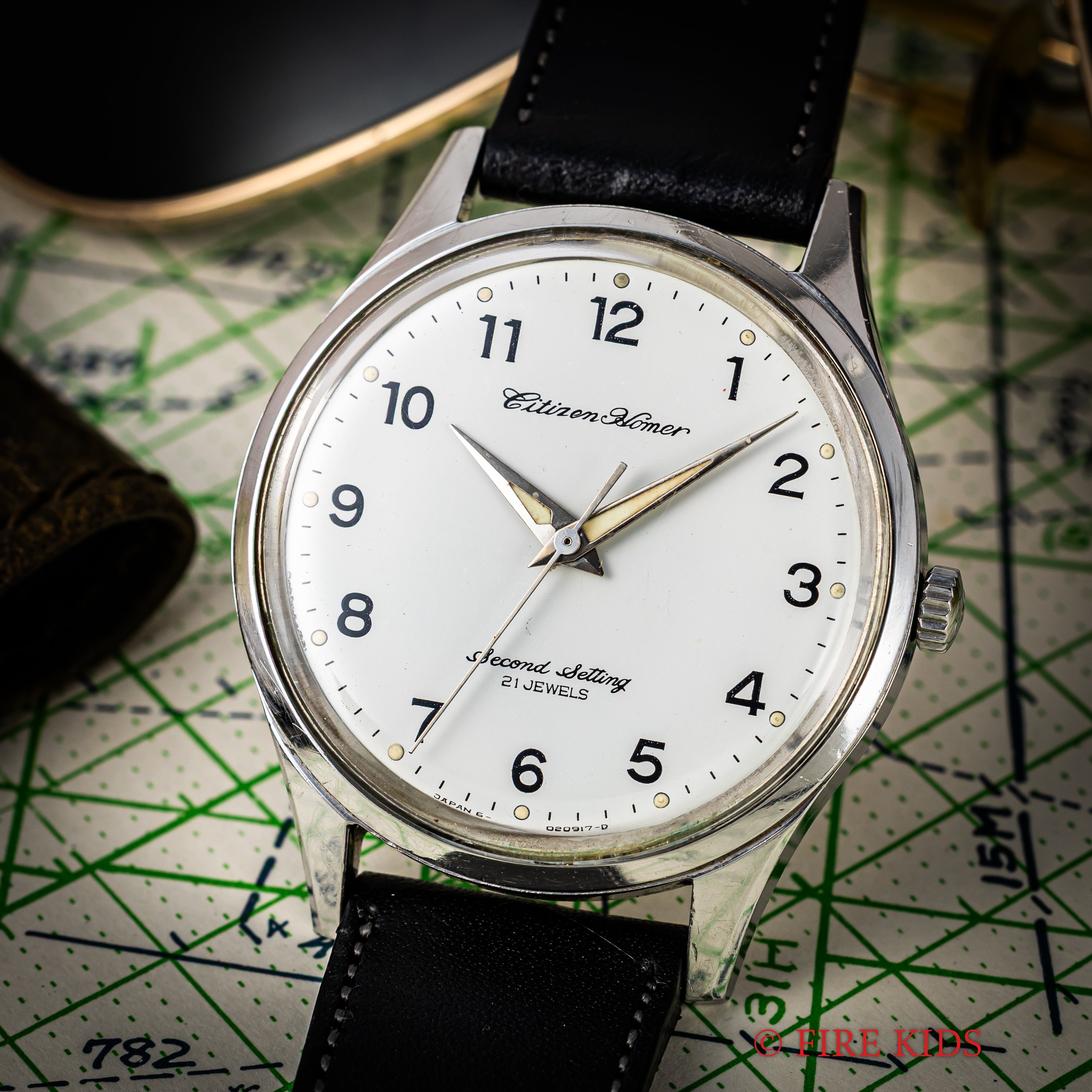 シチズン ホーマー 国鉄 1973年製 門鉄 鉄道時計 手巻き 秒針規制装置