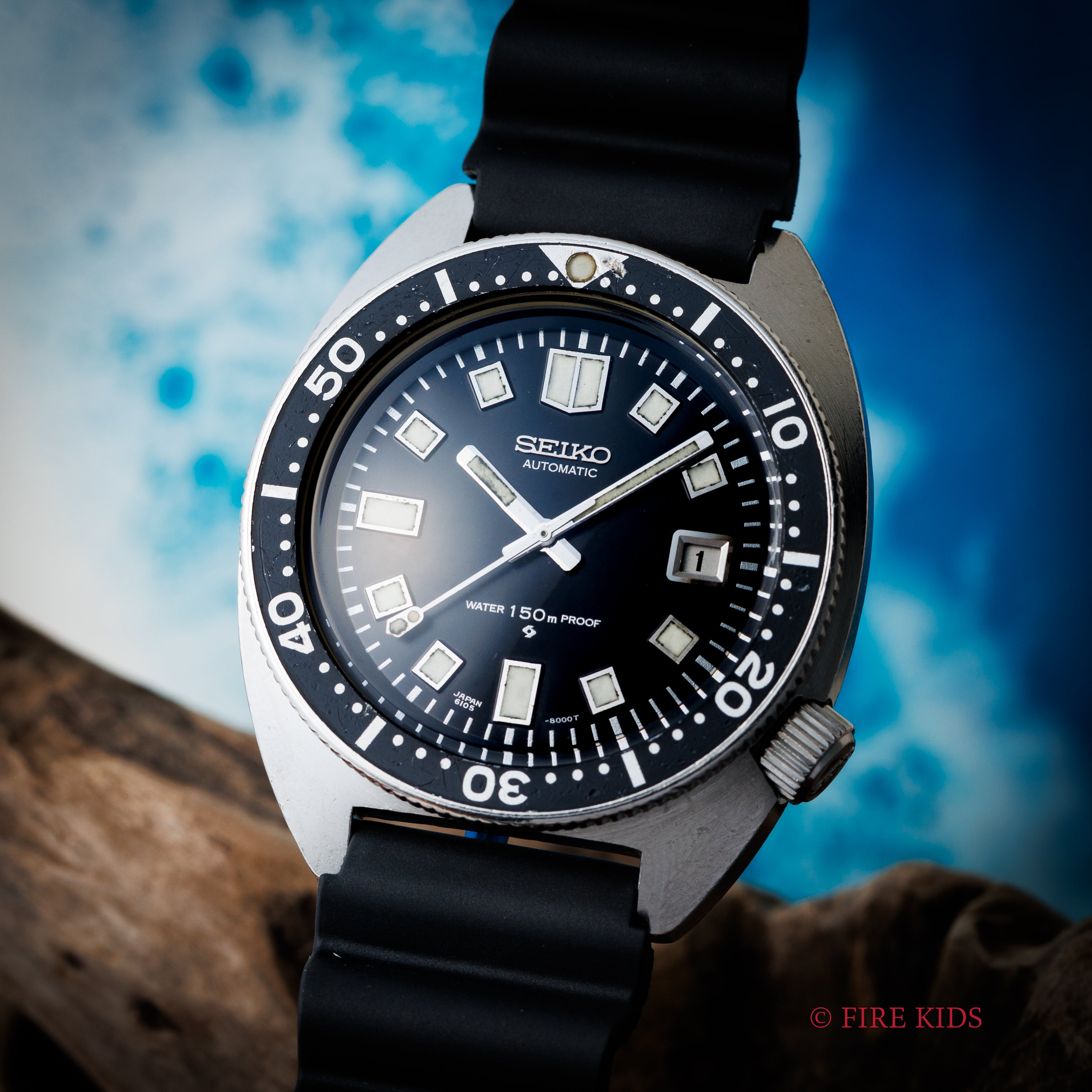 セイコー 150mダイバーセカンドモデル前期型 1968年製 Ref.6105-8000 自動巻