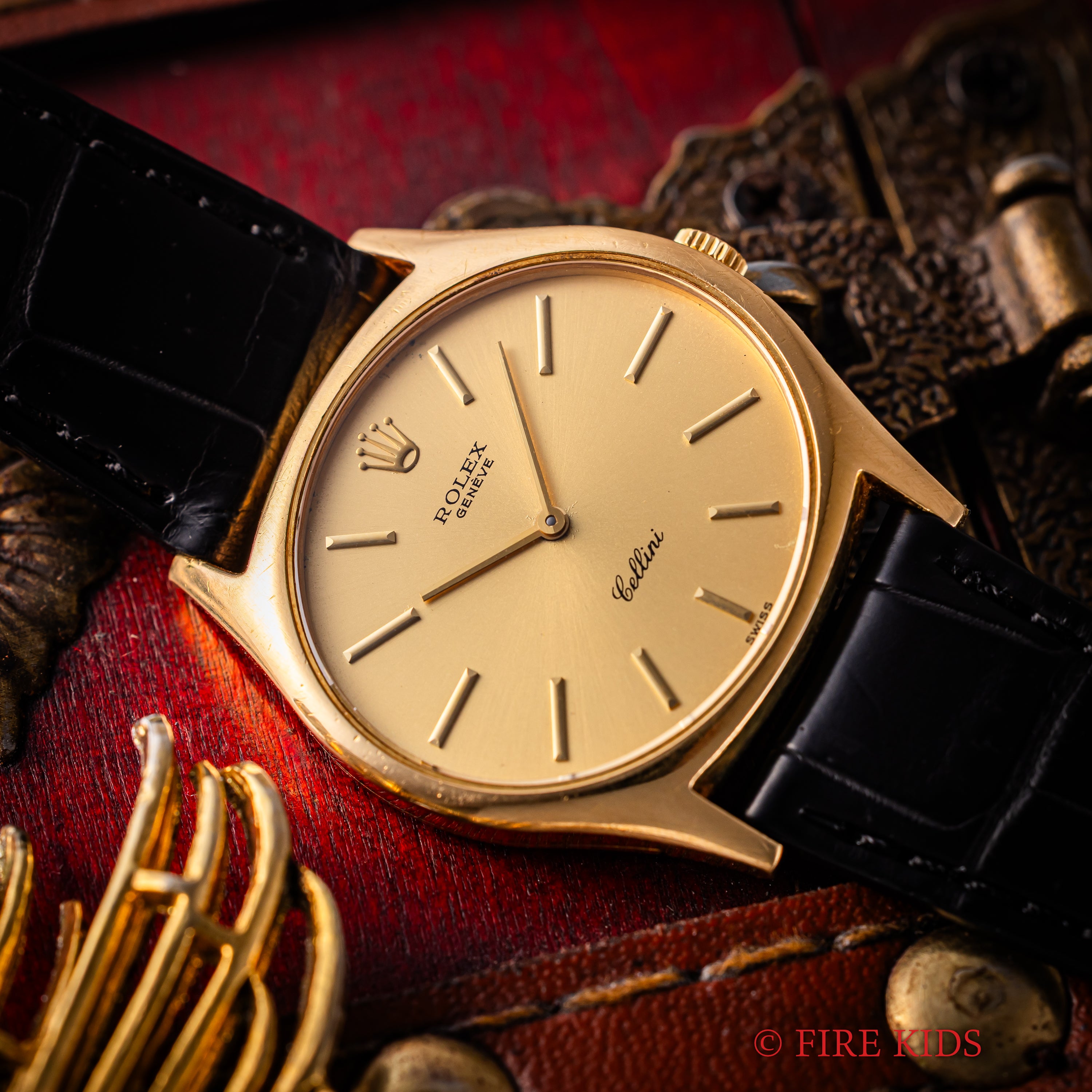 ロレックス チェリーニ 1975年製 Ref.3806 18金無垢イエローゴールド 手巻 Cal.1601