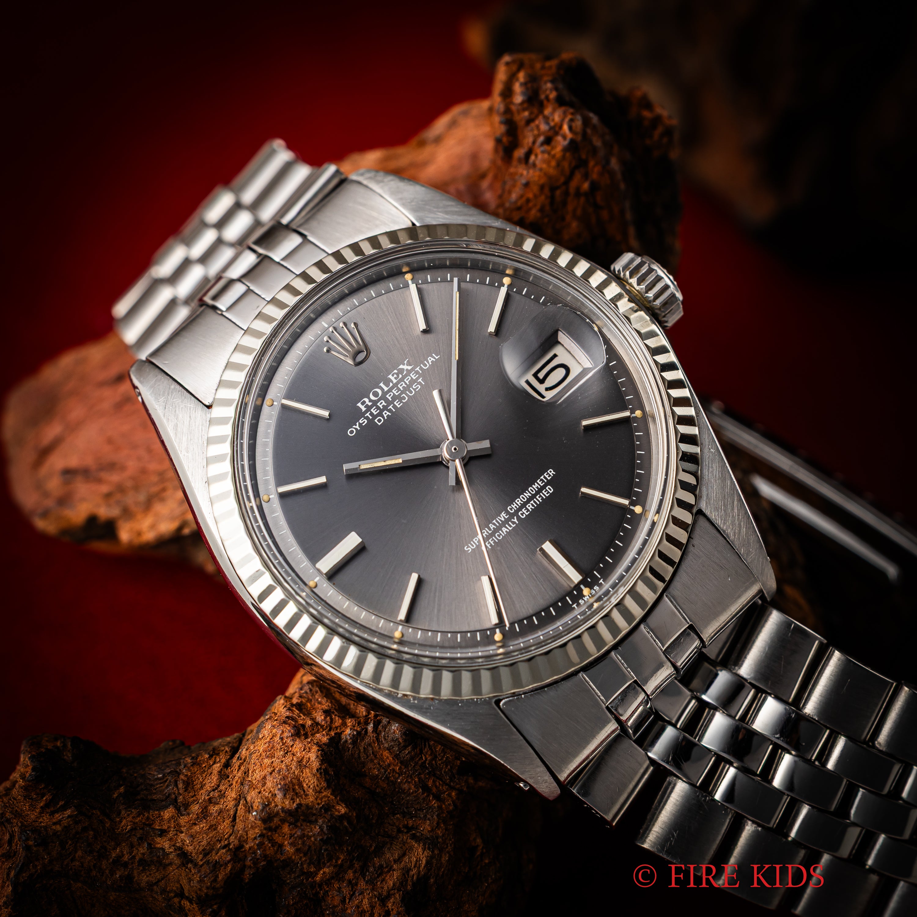 ロレックス デイトジャスト 1972年製 Ref.1601 グレーゴーストダイヤル 純正ジュビリーブレス