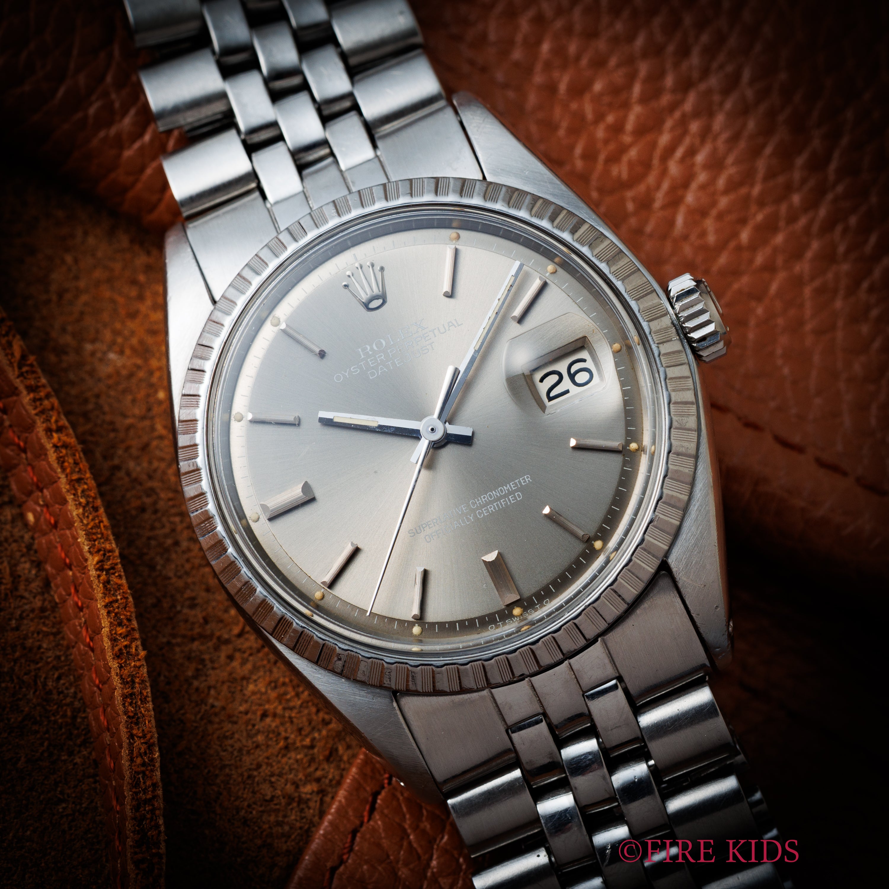 ロレックス デイトジャスト グレーダイヤル 1972年製 自動巻き Ref.1603