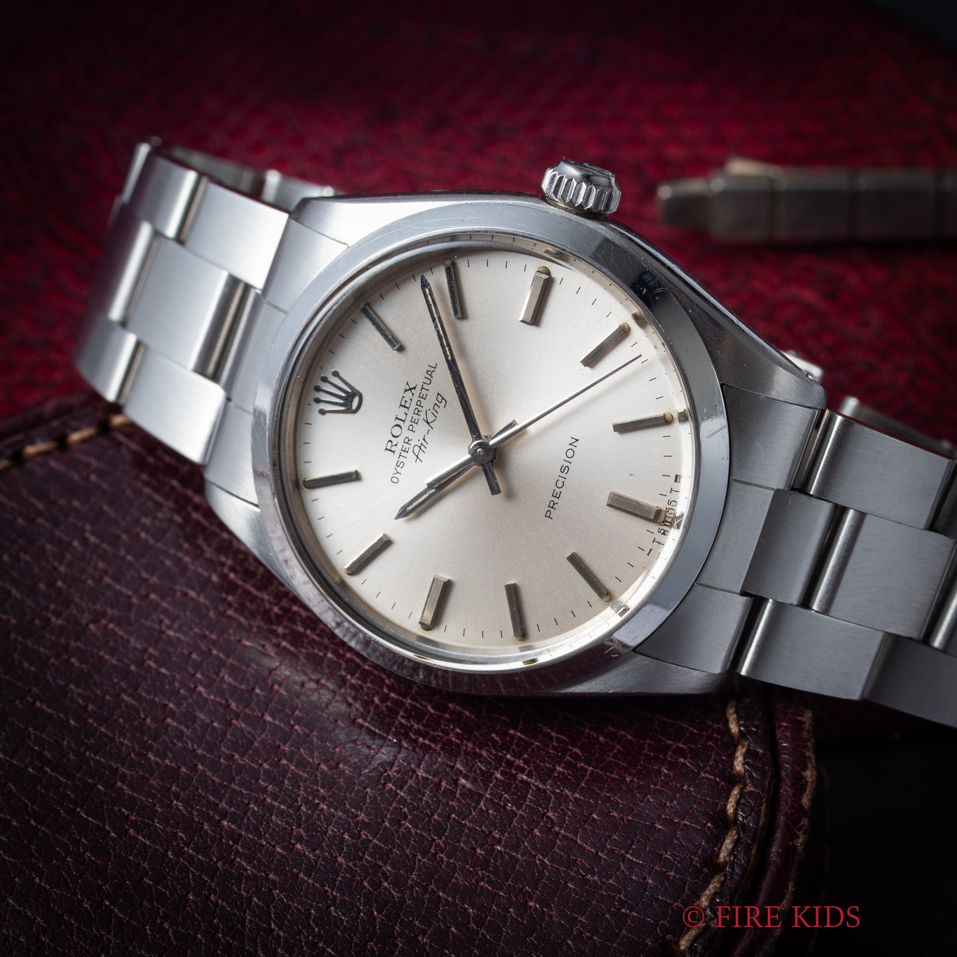 ロレックス エアキング 1982年製 シルバーダイヤル Ref.5500 自動巻ノンデイト