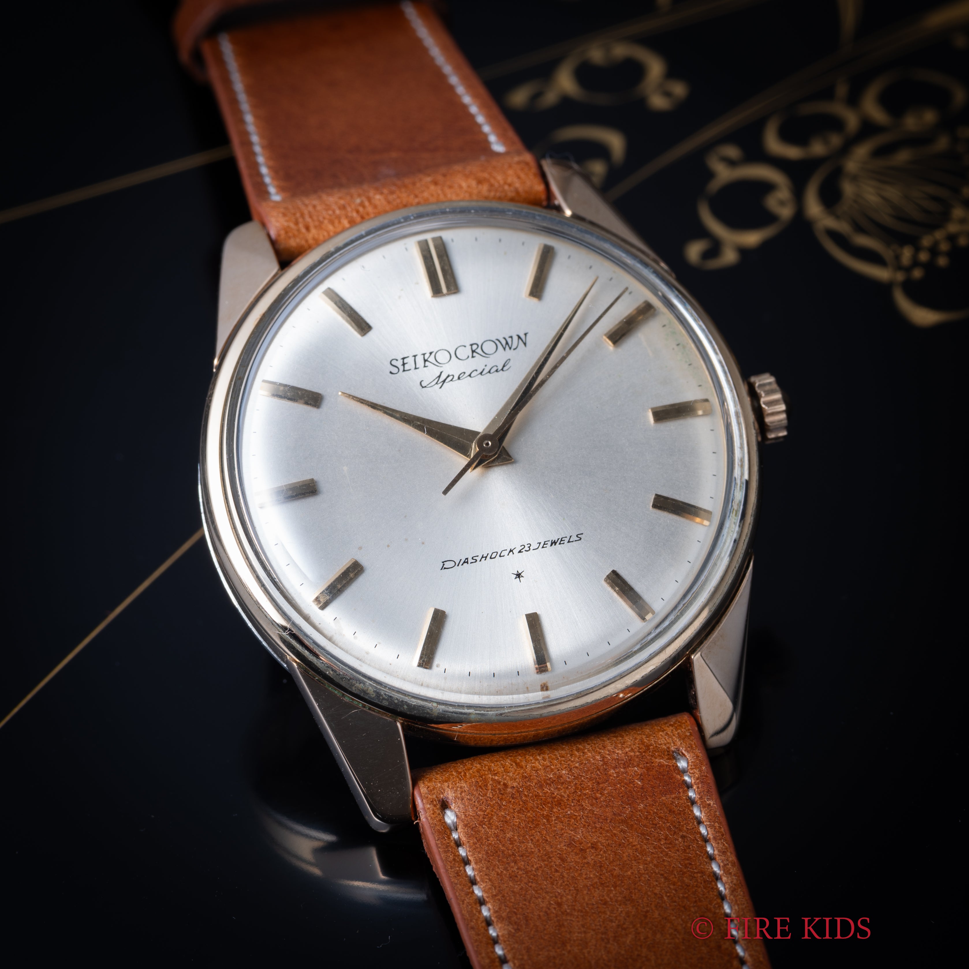 セイコー クラウン スペシャル 1964年製 秒針規制装置付き 手巻き 14KGF