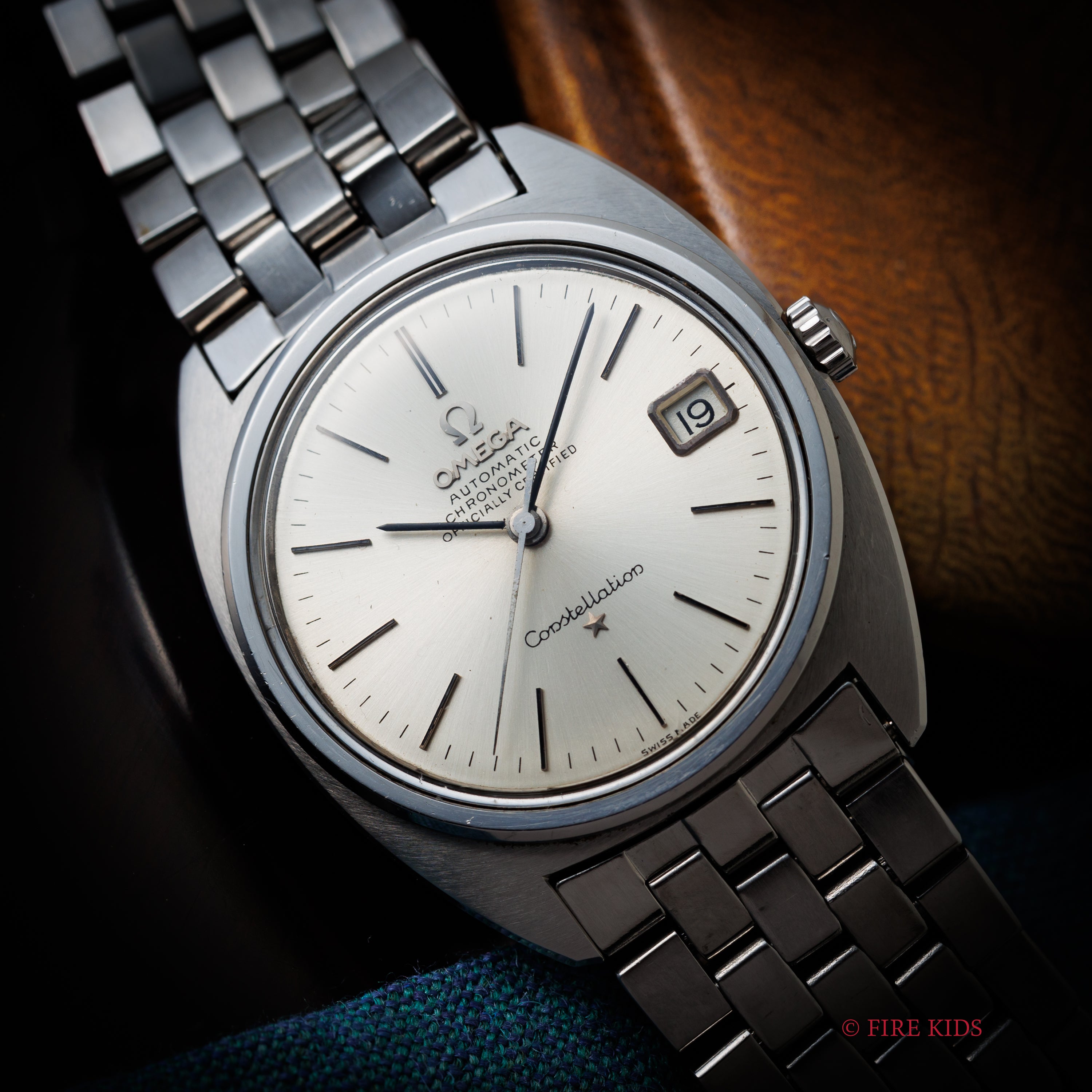 オメガ コンステレーション ジェンタデザイン前期型 1966年製 Ref.ST 168.017 純正ブレス付き