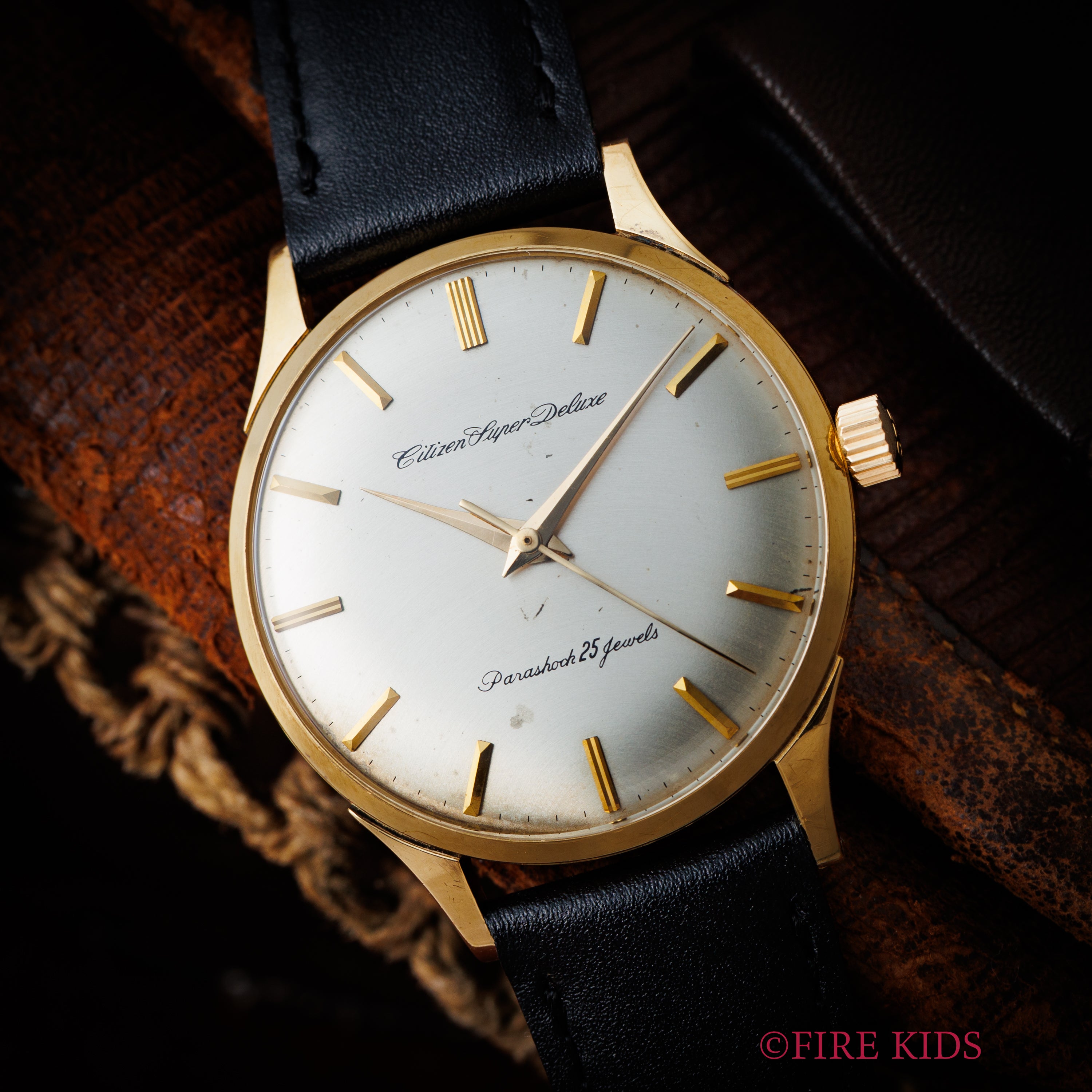 シチズン 18金無垢スーパーデラックス 1960年代前半製 Ref.15001