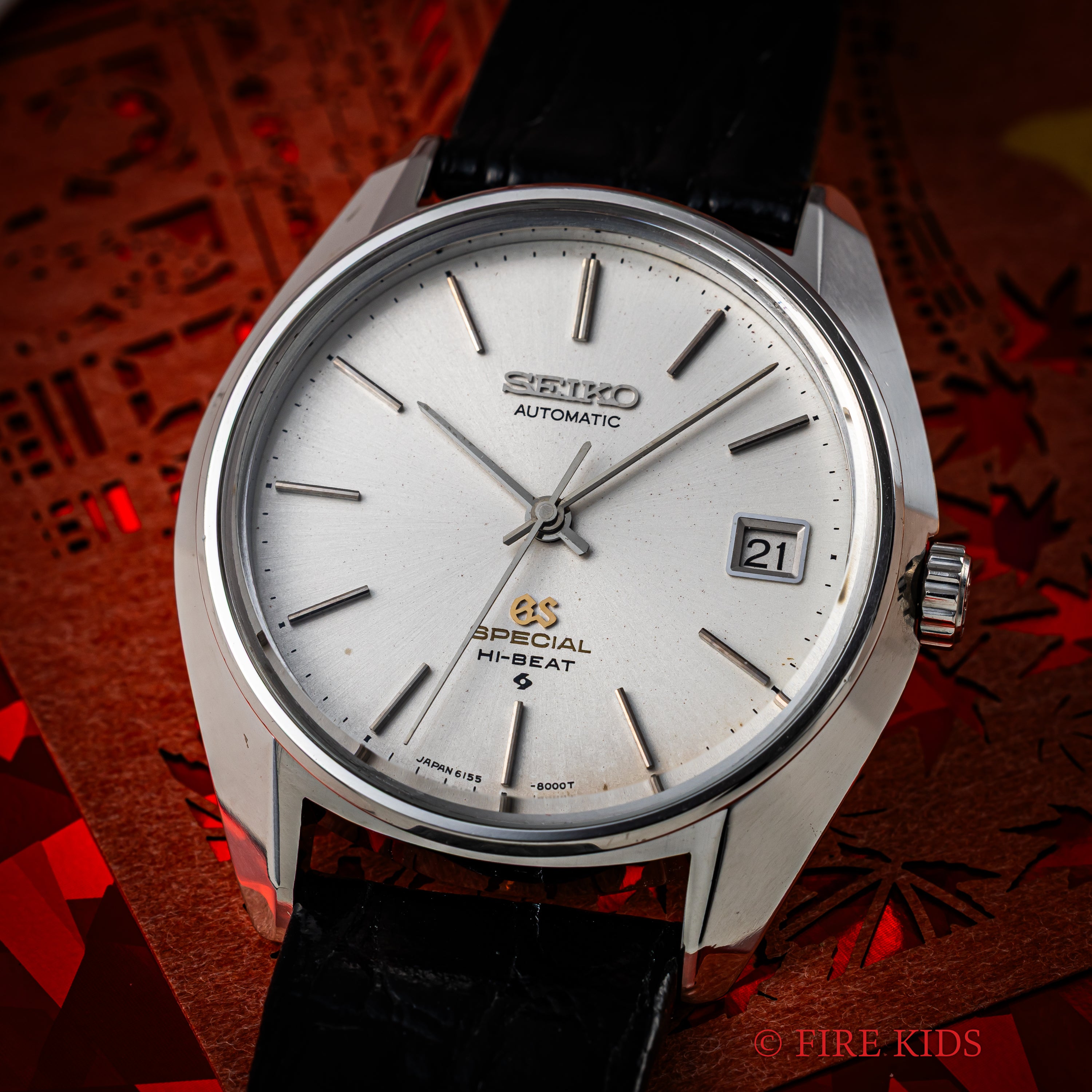 グランドセイコー スぺシャル 1971年製 Ref.6155-8000 10振動自動巻 61GSスペシャル 純正ベルト　尾錠