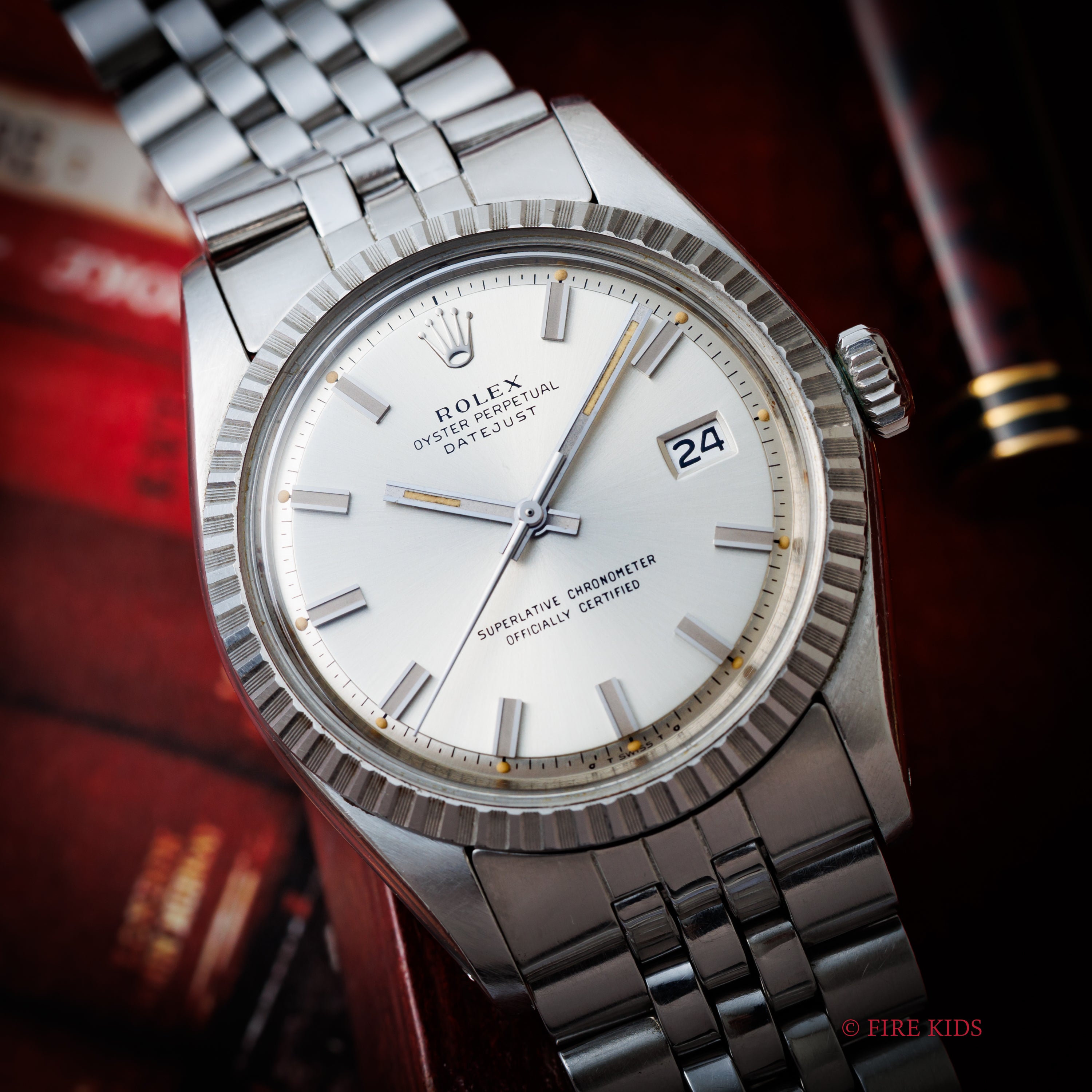 ロレックス デイトジャスト36 1972年製 Ref.1603 ワイドボーイ 純正ジュビリーブレス