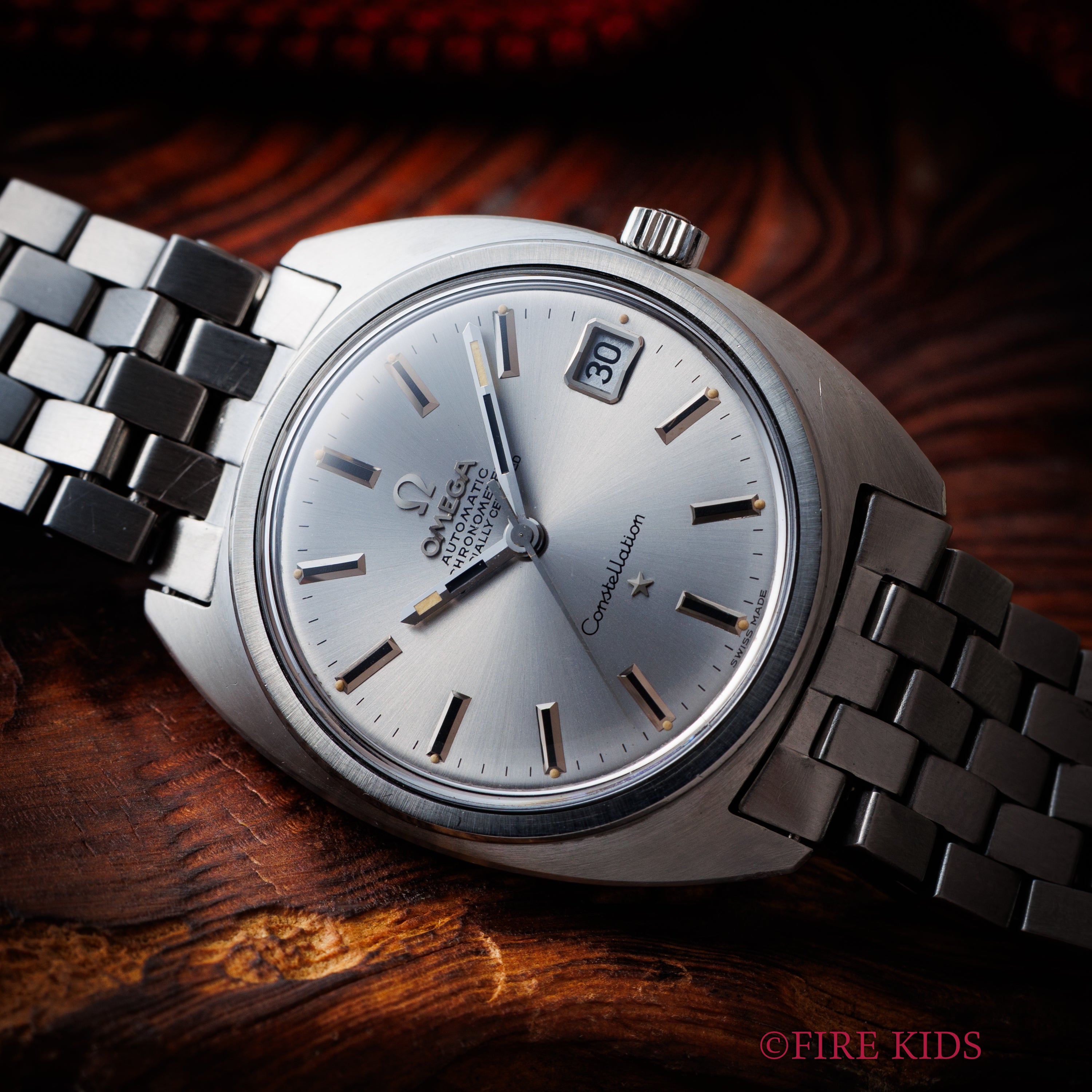 オメガ コンステレーション ジェンタデザイン前期型 1971年製 Ref.ST 168.017 純正ブレス付き