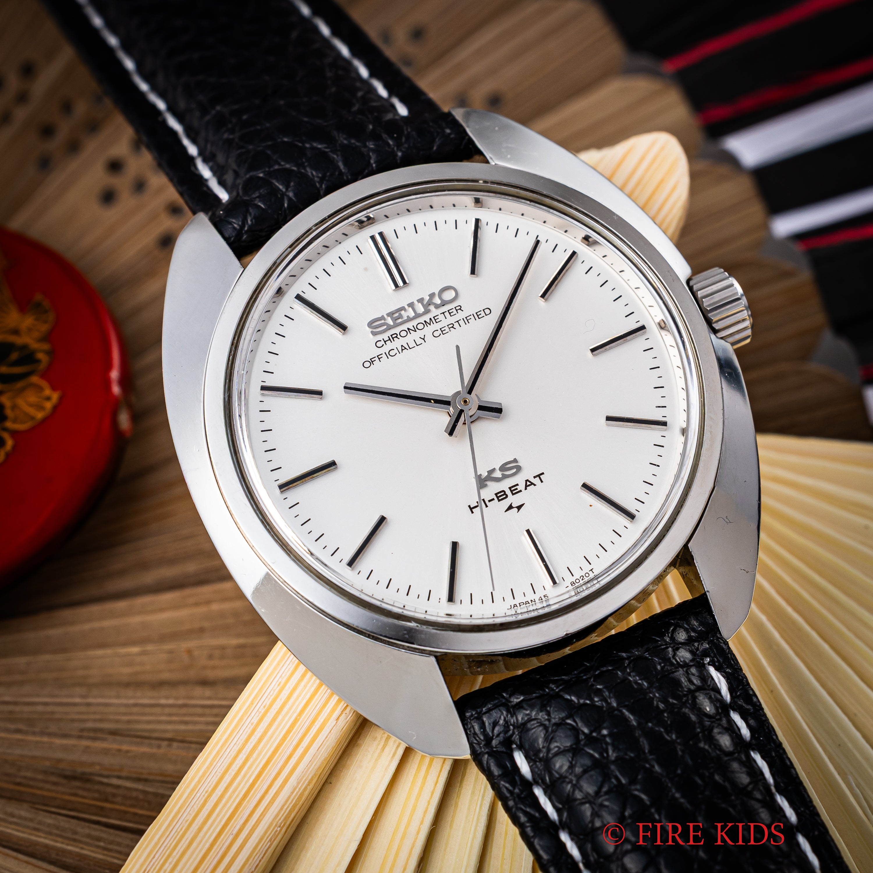 キングセイコー クロノメーター 10振動手巻き 45KS 1970年製(昭和45年製） Ref.45-8010 純正KS尾錠付