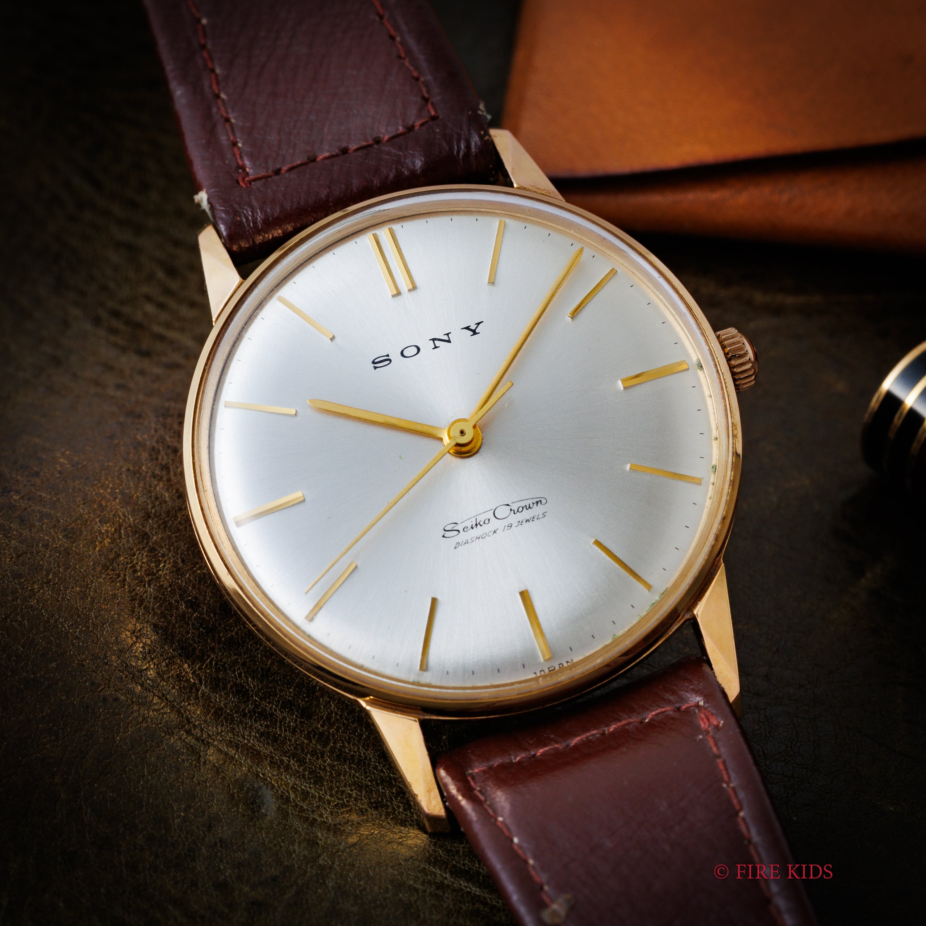 セイコー クラウン SONY創立記念 箱付き美品 1961年製 手巻 純正尾錠 箱付き