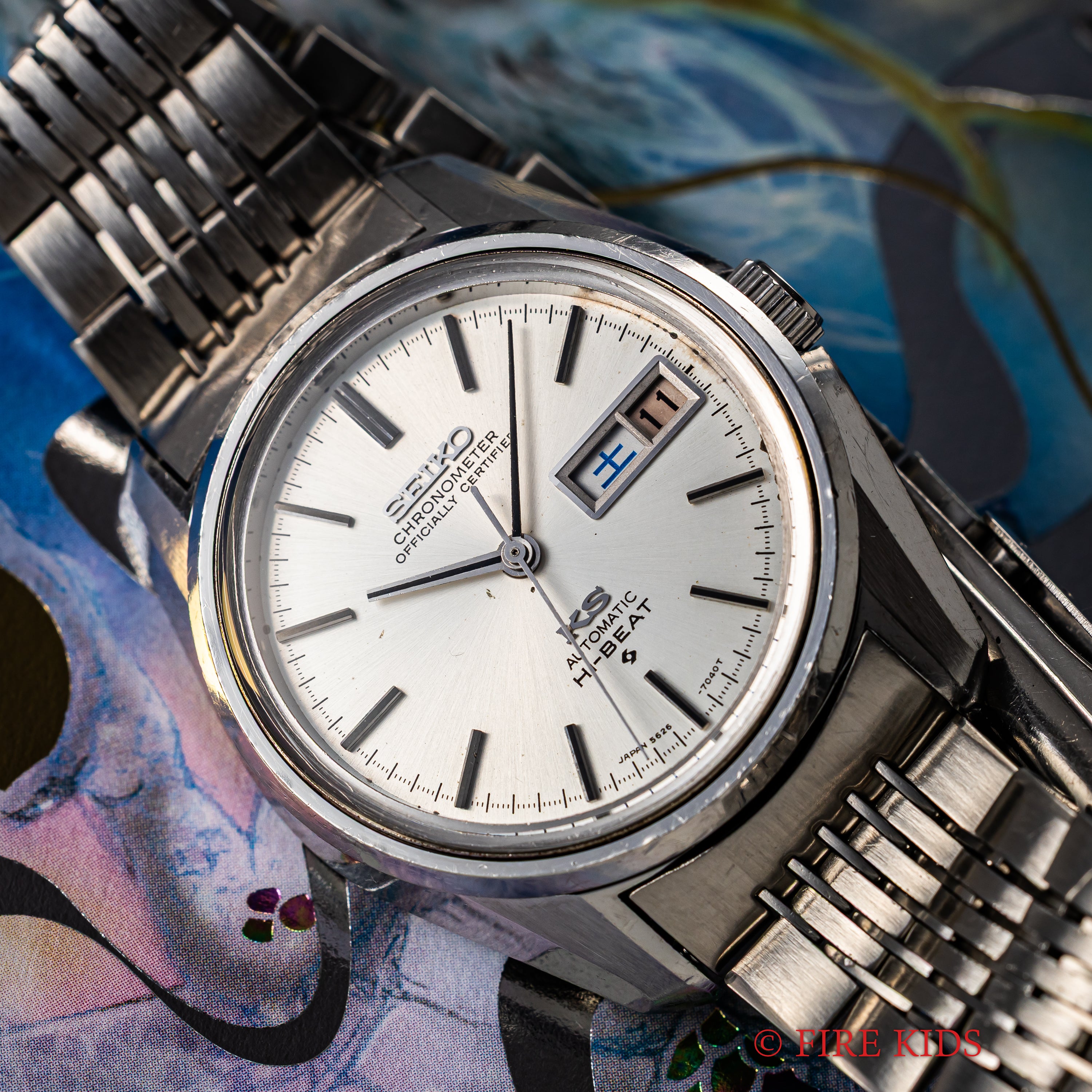 キングセイコー クロノメーター 56KS 1973年製 Ref.5626-7041 純正ステンレスブレス