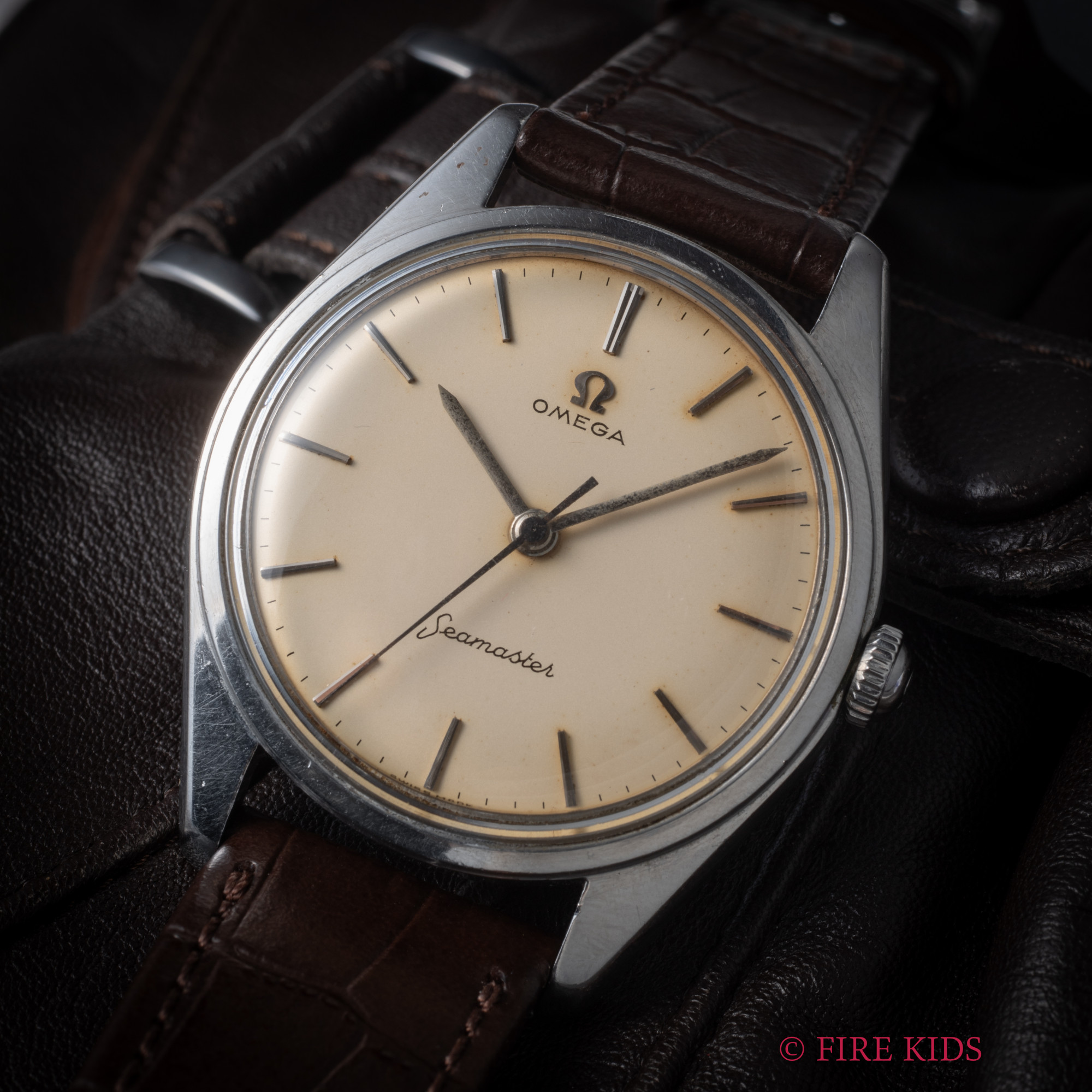 オメガ シーマスター Ref.2996-4SC 1960年製 Cal.285 手巻き 30㎜キャリバー ランチェロケース