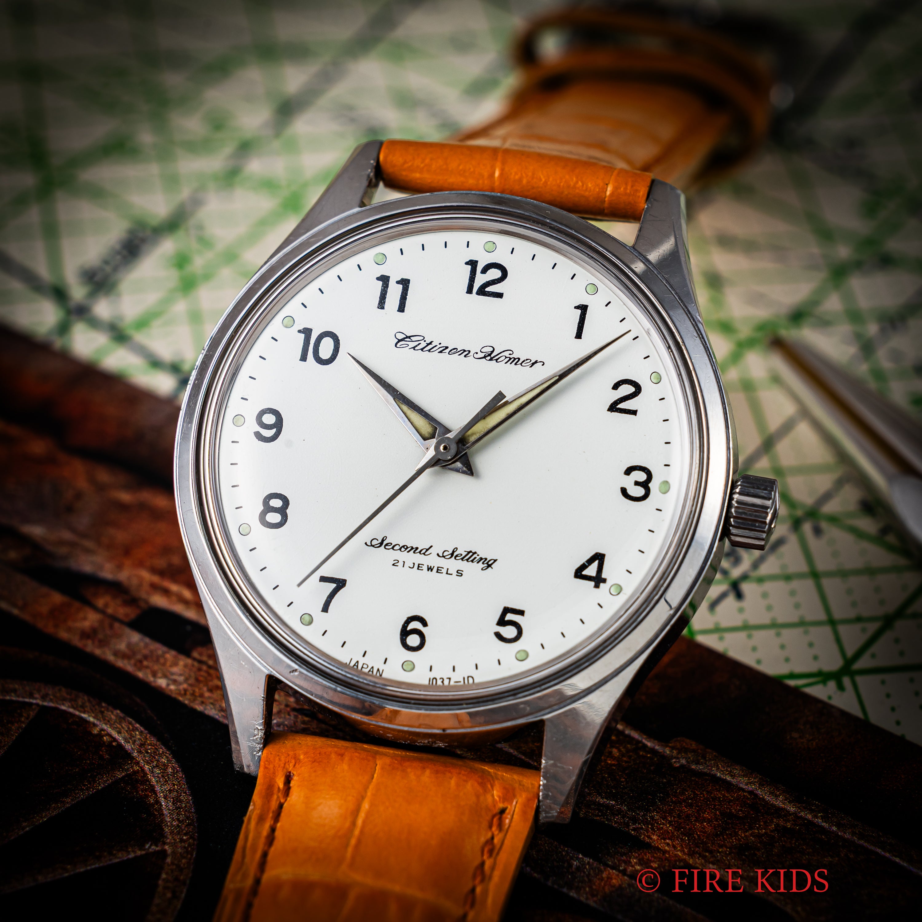 シチズン ホーマー 国鉄 1969年製 鉄道時計 手巻き 秒針規制装置 昭和44年 新支