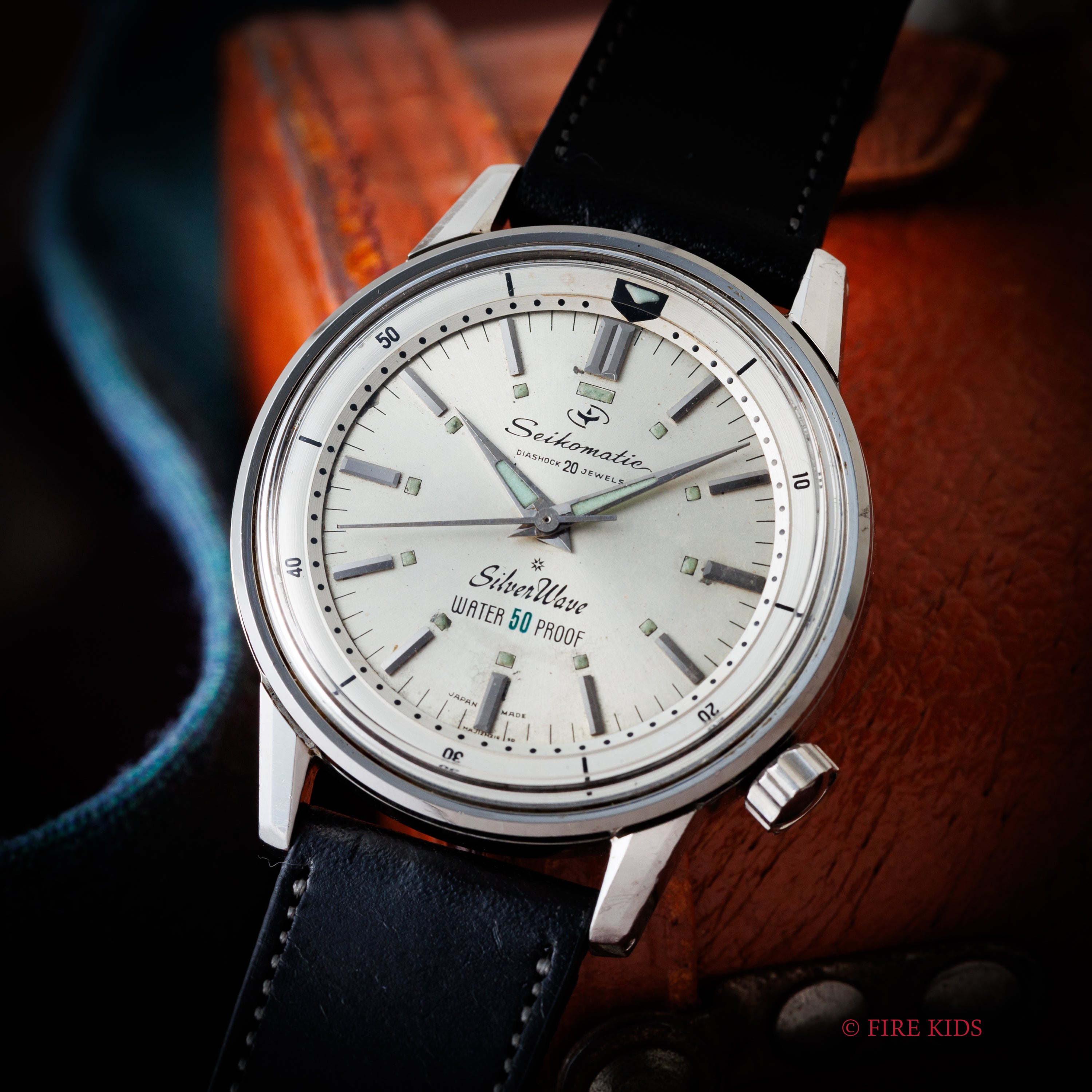 セイコー スポーツマチック シルバーウェーブ 1962年製 Ref.J12082 SDダイヤル 回転ベゼル 自動巻