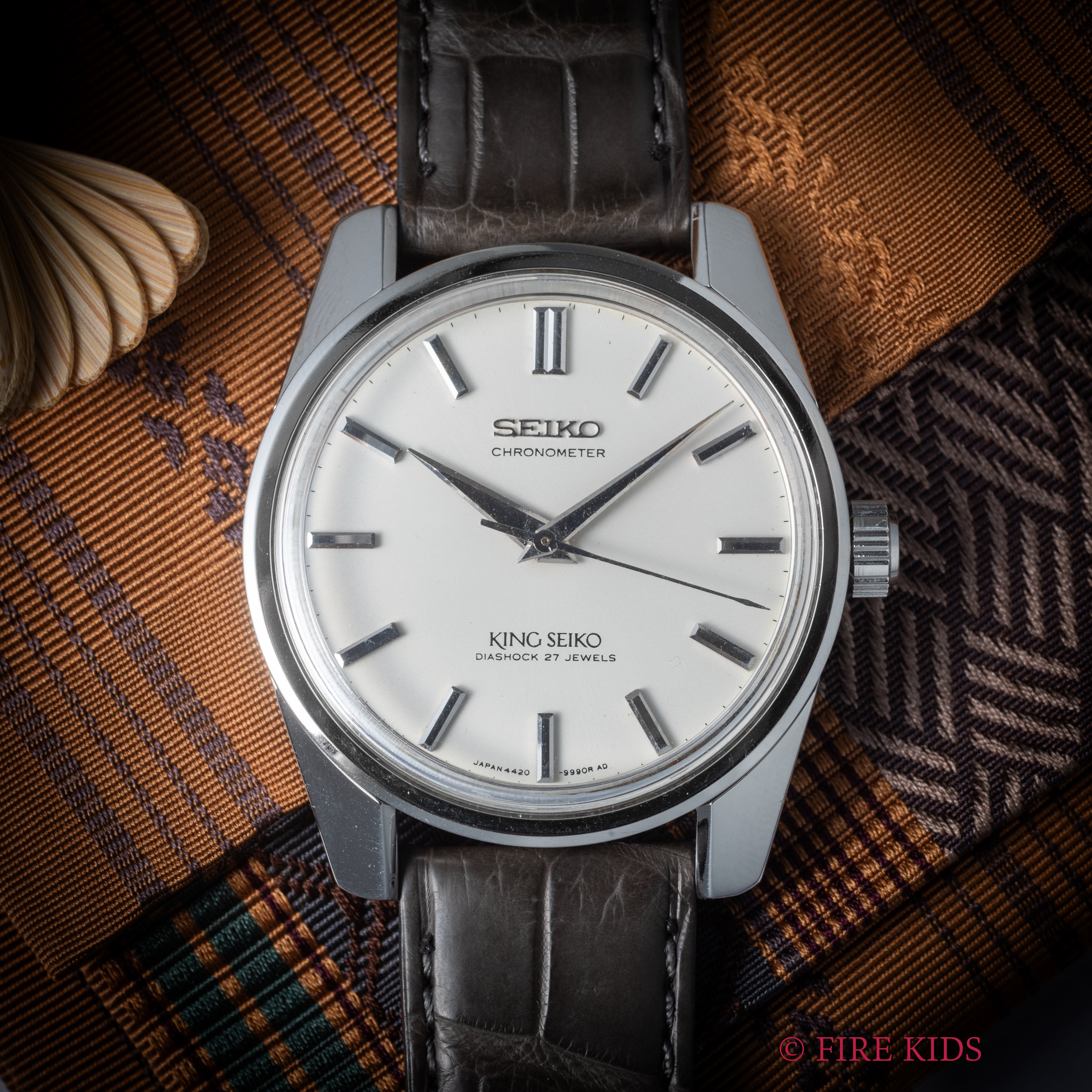 キングセイコー クロノメーター 後期 1965年製 Ref.4420-9990 獅子メダル ロービート手巻き