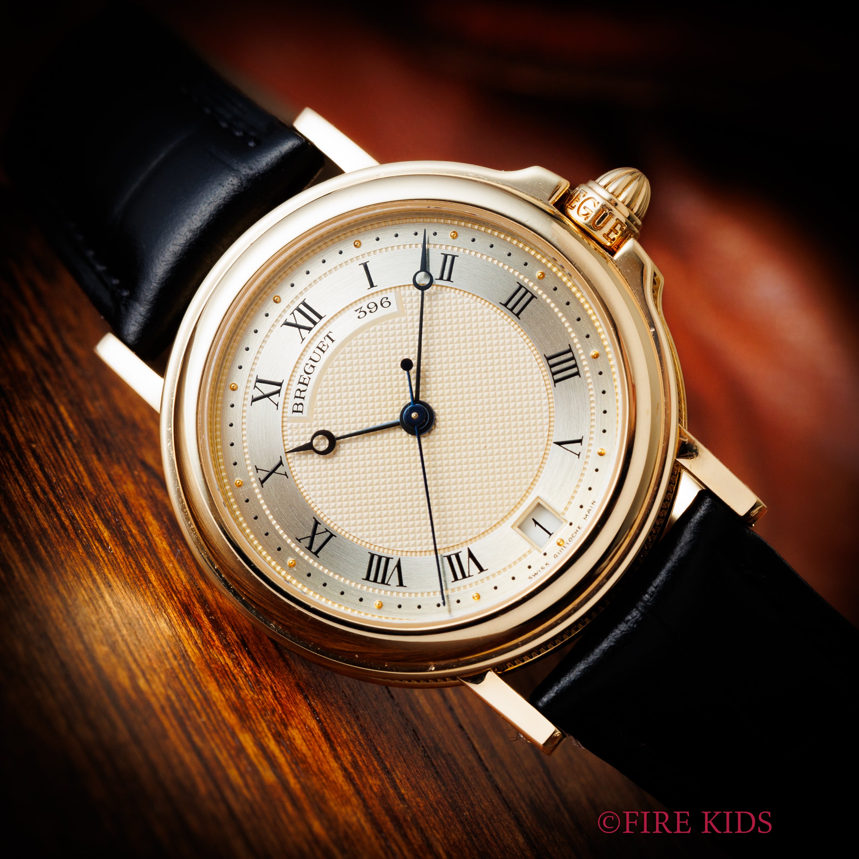 ブレゲ 18金無垢マリーン 1990年代製 Ref.3400BA/12/996 自動巻 純正金無垢Dバックル