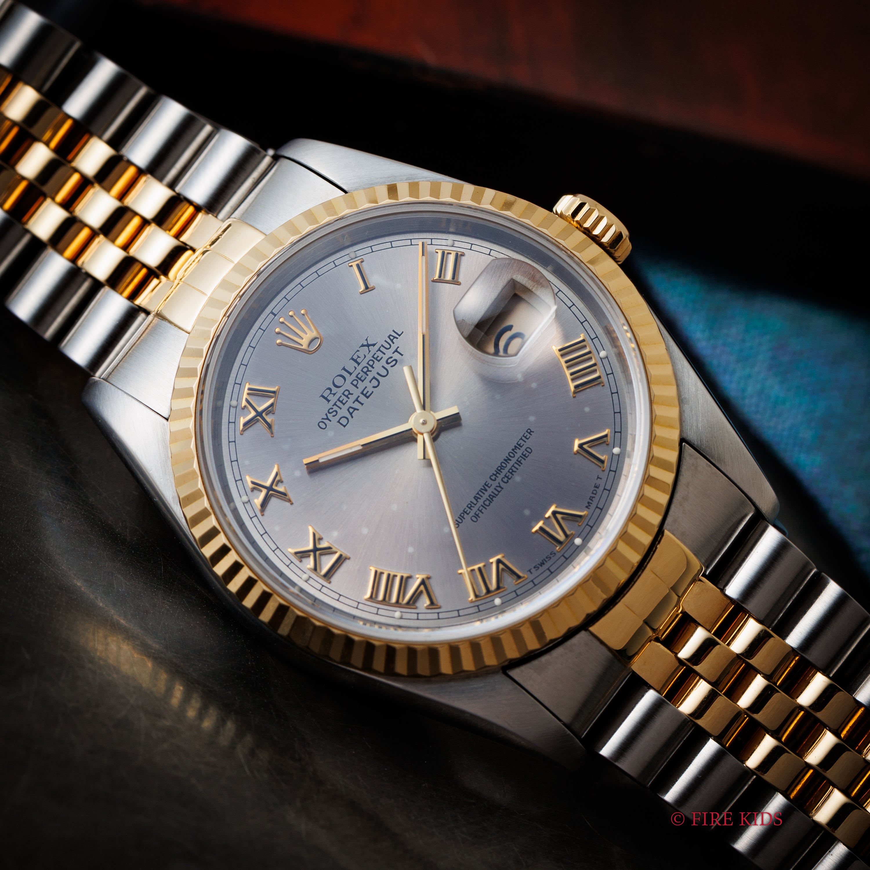 ロレックス デイトジャスト 1994~95年製 コンビ Ref.16233 グレーローマンダイヤル 純正コンビジュビリーブレス