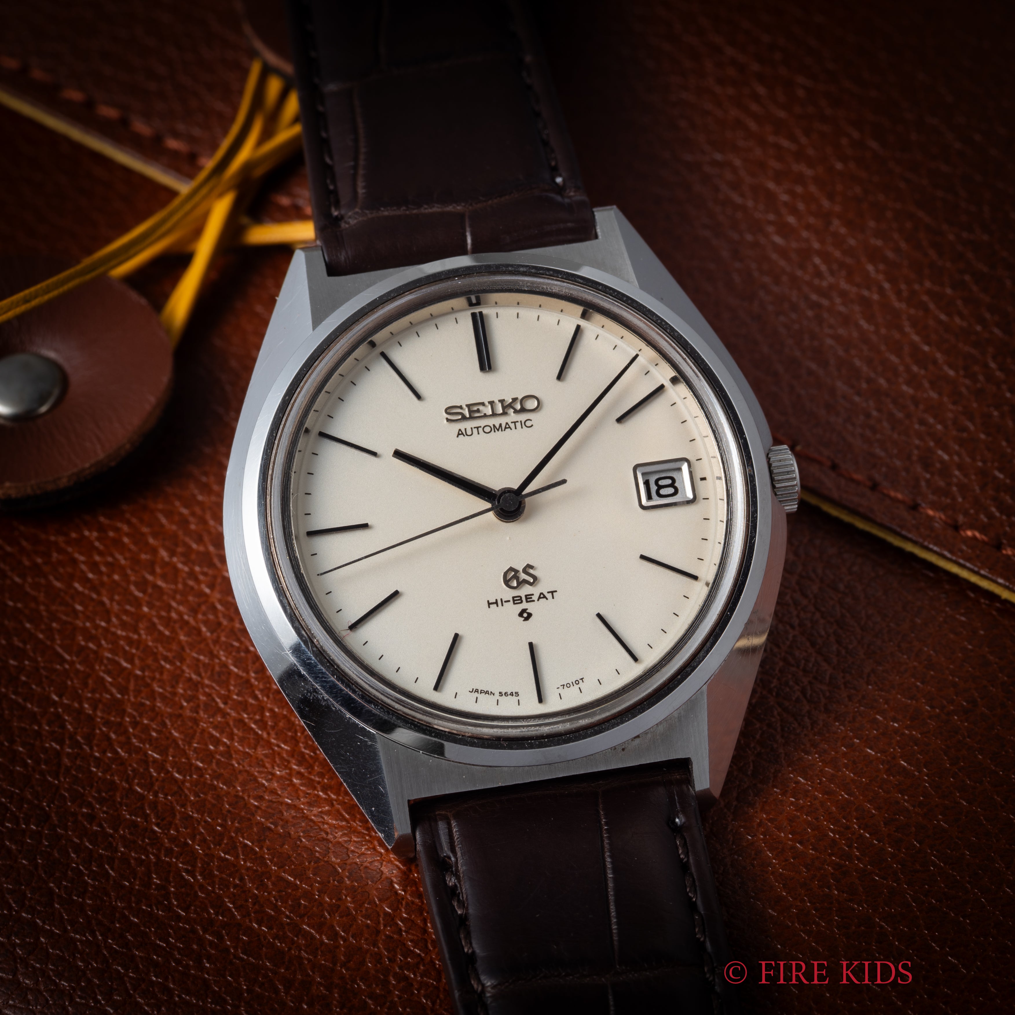 グランドセイコー 1972年製 Ref.5645-7010 56GS ハイビート自動巻き アイボリーダイヤル