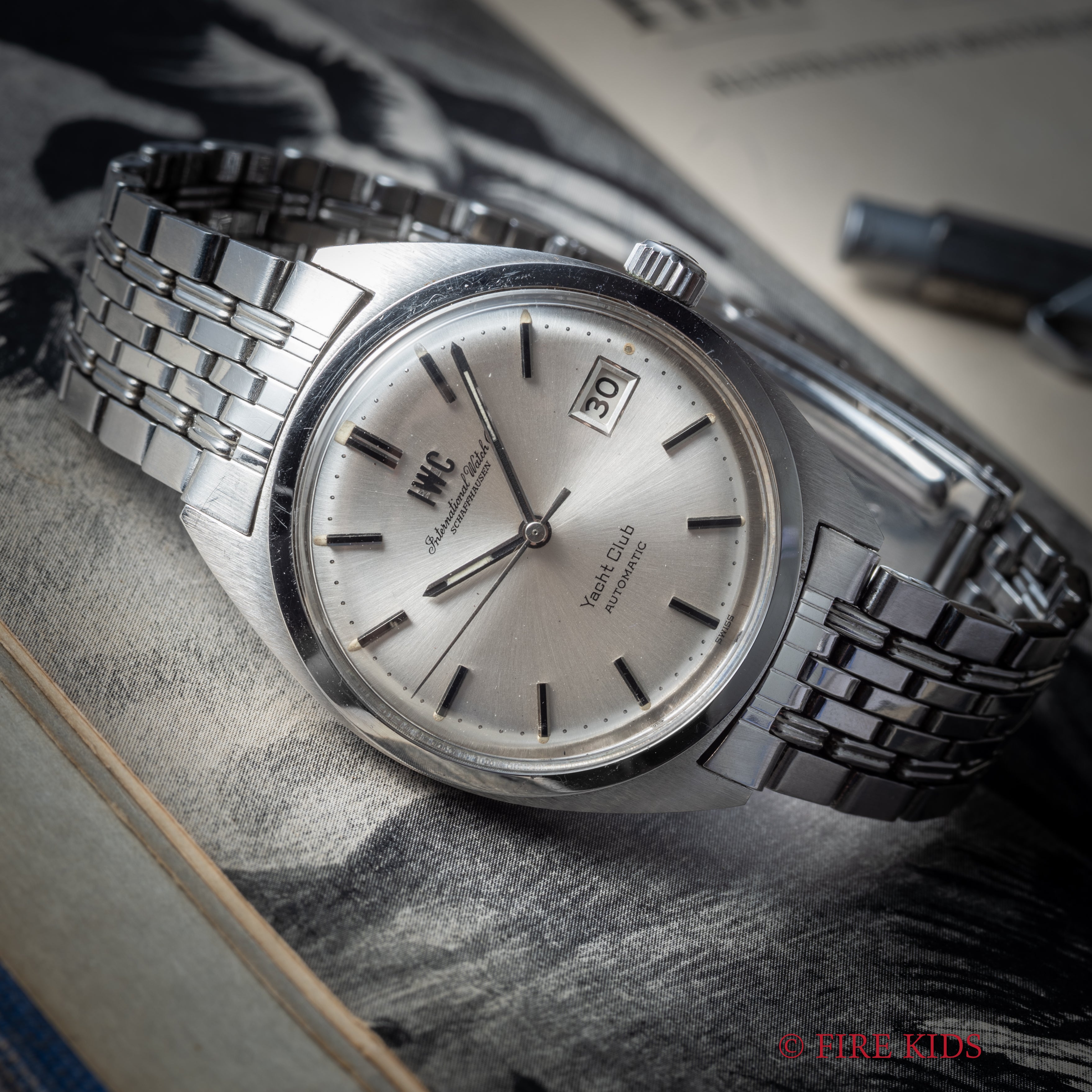 IWC ヨットクラブ 1973年製 ペラトン式自動巻き Cal.8541B 純正ステンレスブレス