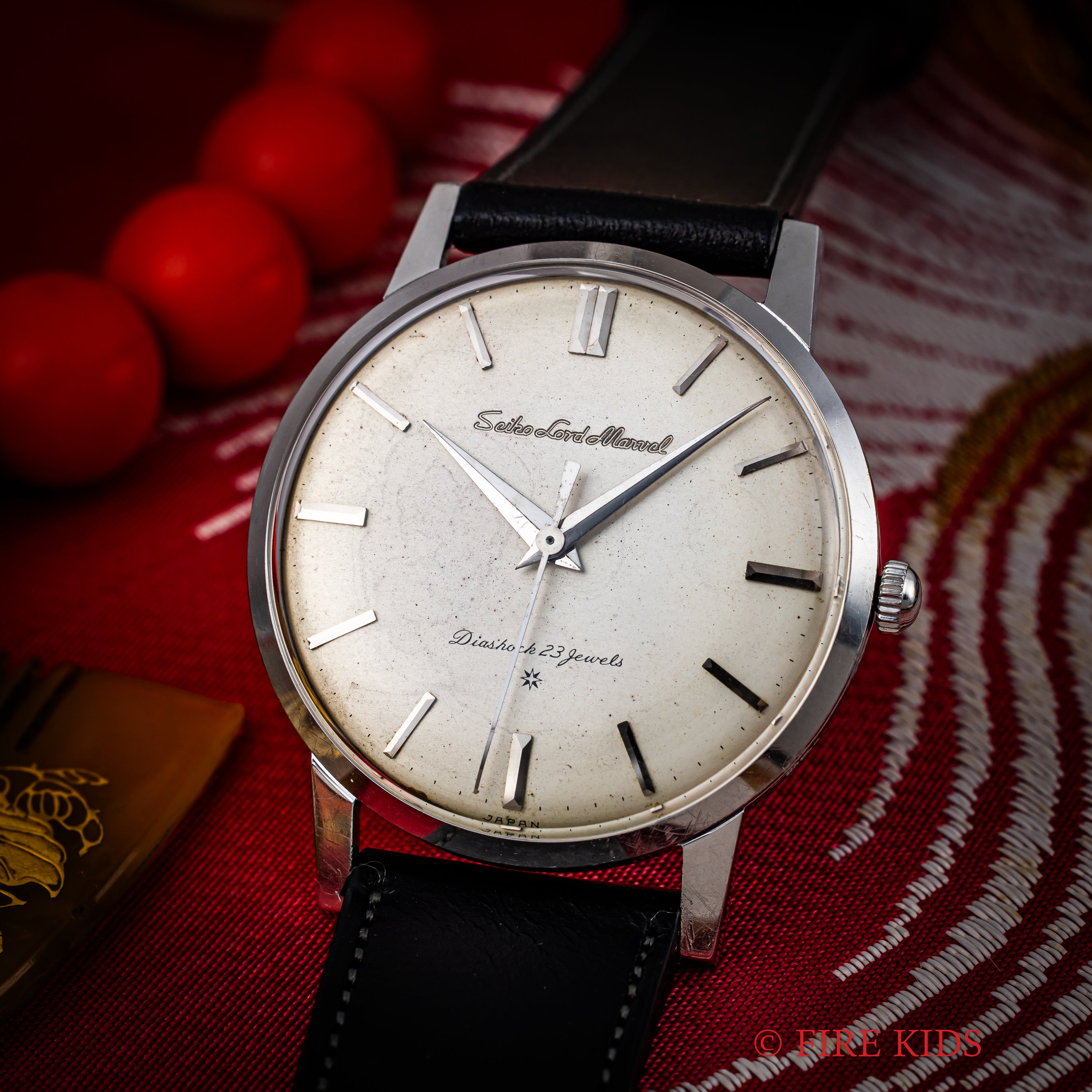 セイコー ロードマーベル SDダイヤル 彫文字ロゴ 手巻き 1960年製(昭和35年製） Ref.J14038 LM SSケース