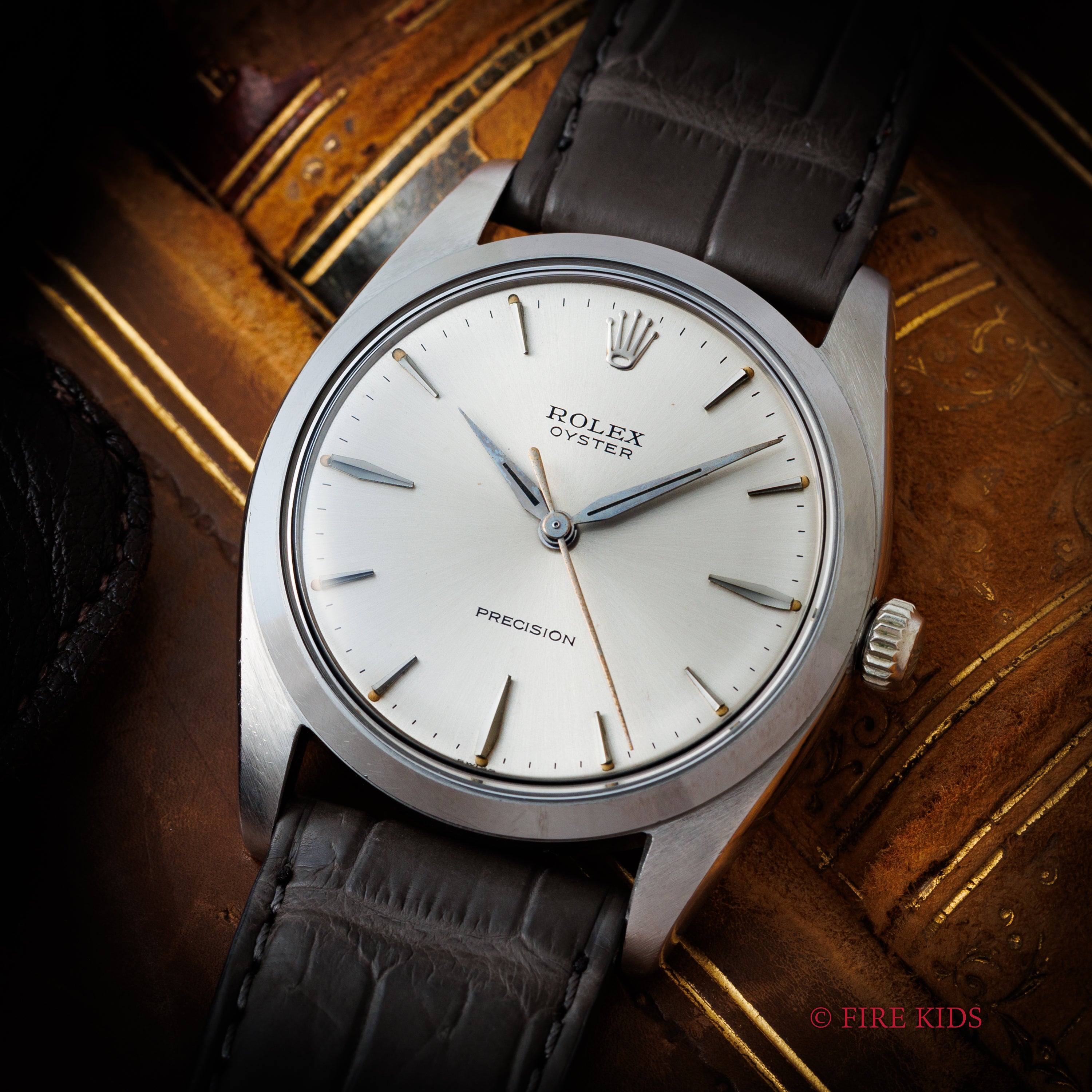 ロレックス オイスター 36mmビッグケース 1964年製 Ref.6424 アルファハンド